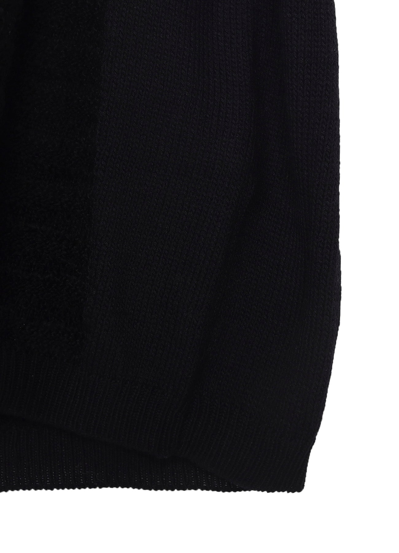 5G1P COMBINATION KNIT PANELED HIGH NECK PO