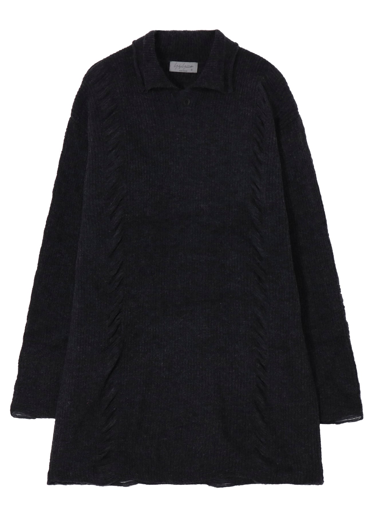 7G3P HALF CARDIGAN ONE BUTTON POLO PO