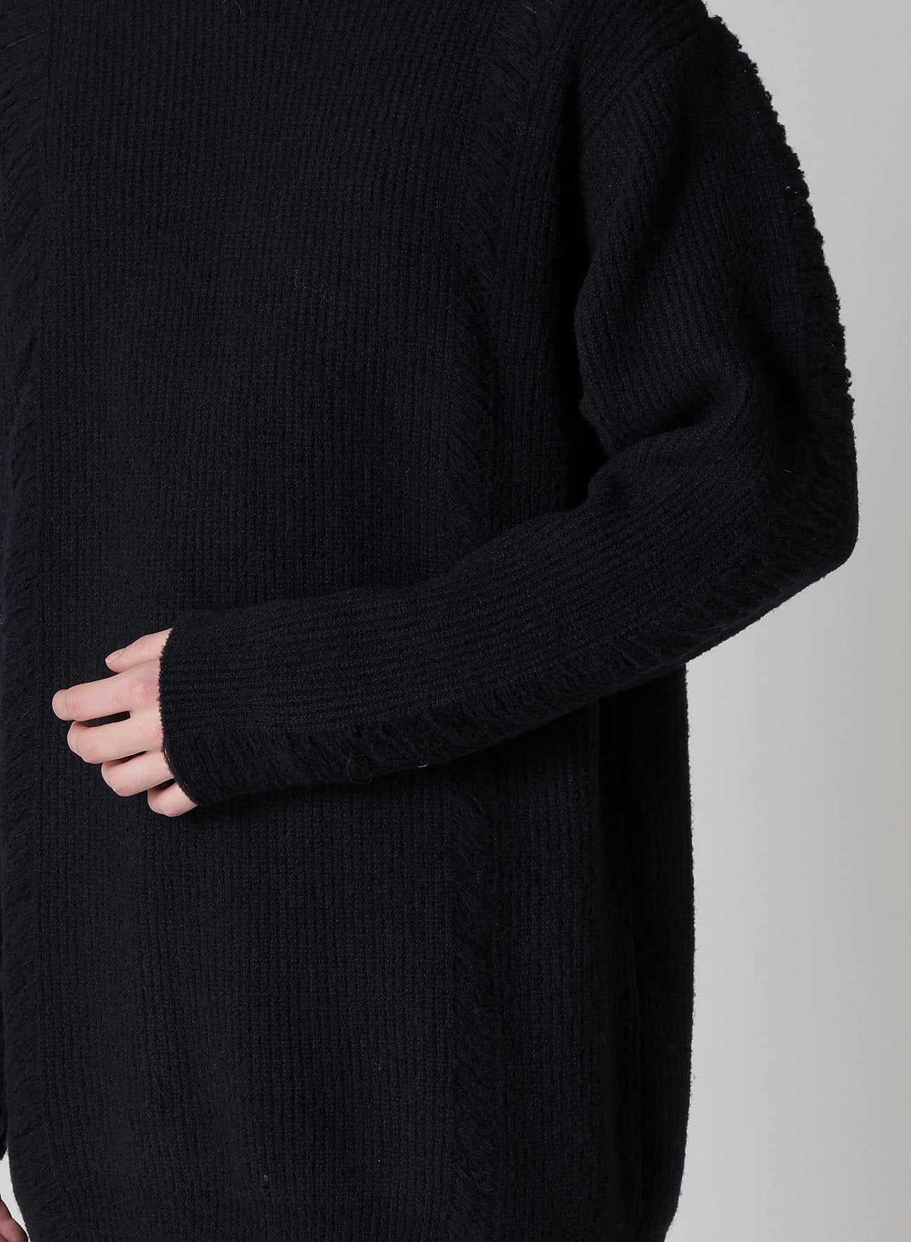 7G3P HALF CARDIGAN ONE BUTTON POLO PO