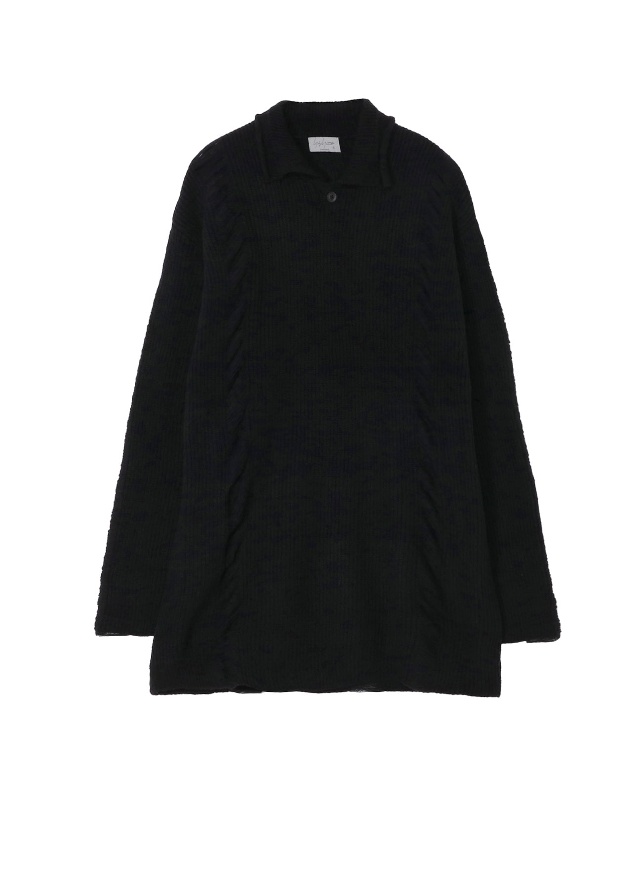 7G3P HALF CARDIGAN ONE BUTTON POLO PO
