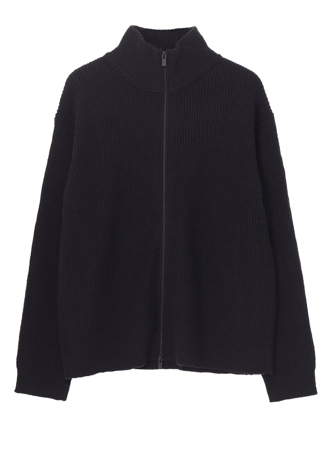 HIGH-NECK ZIP CARDIGAN