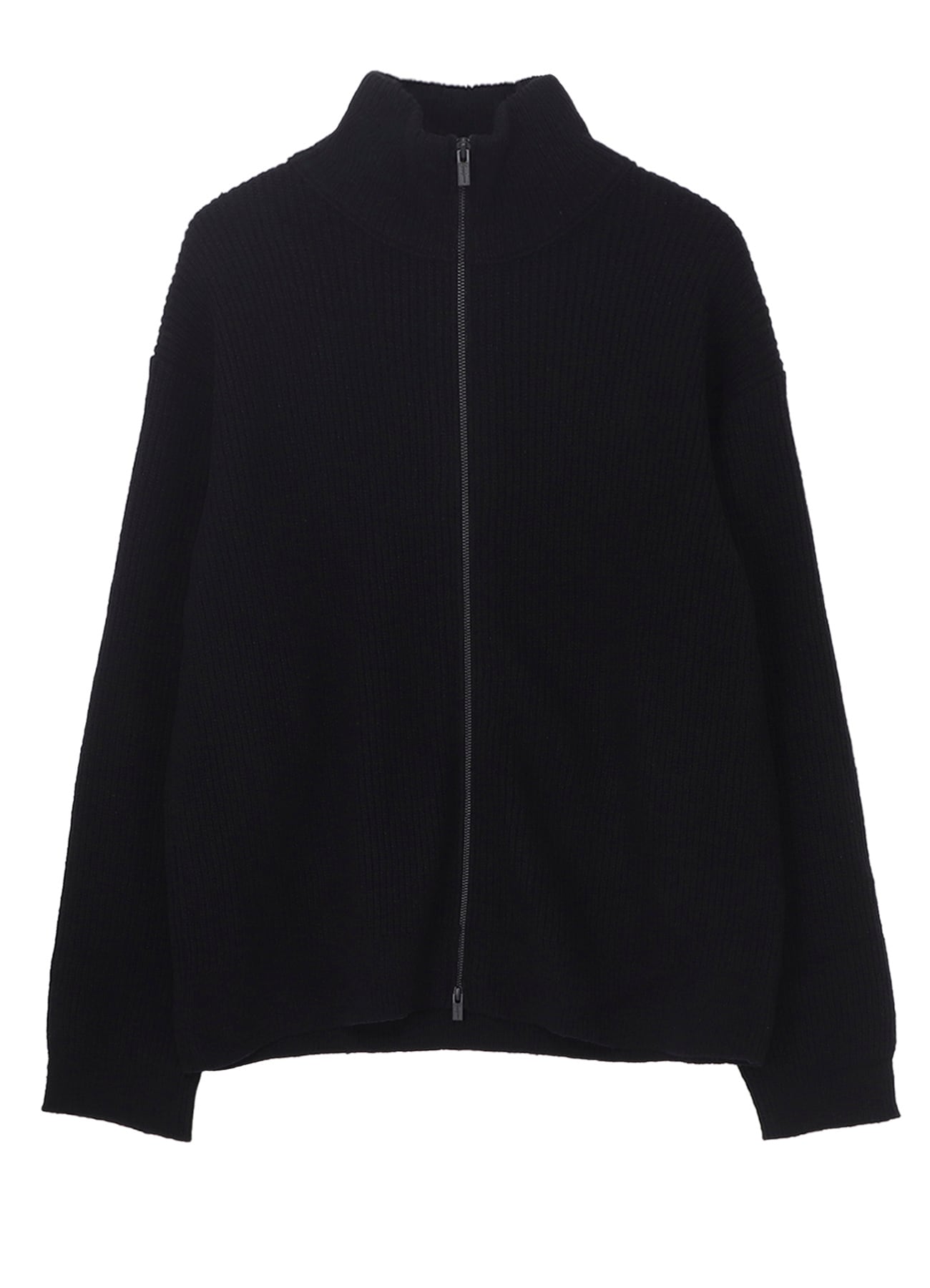 HIGH-NECK ZIP CARDIGAN
