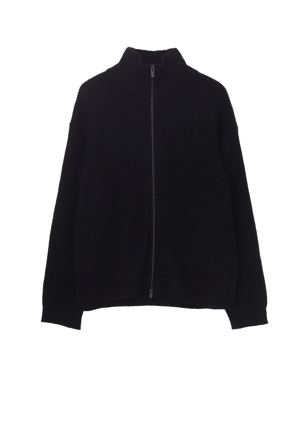 HIGH-NECK ZIP CARDIGAN