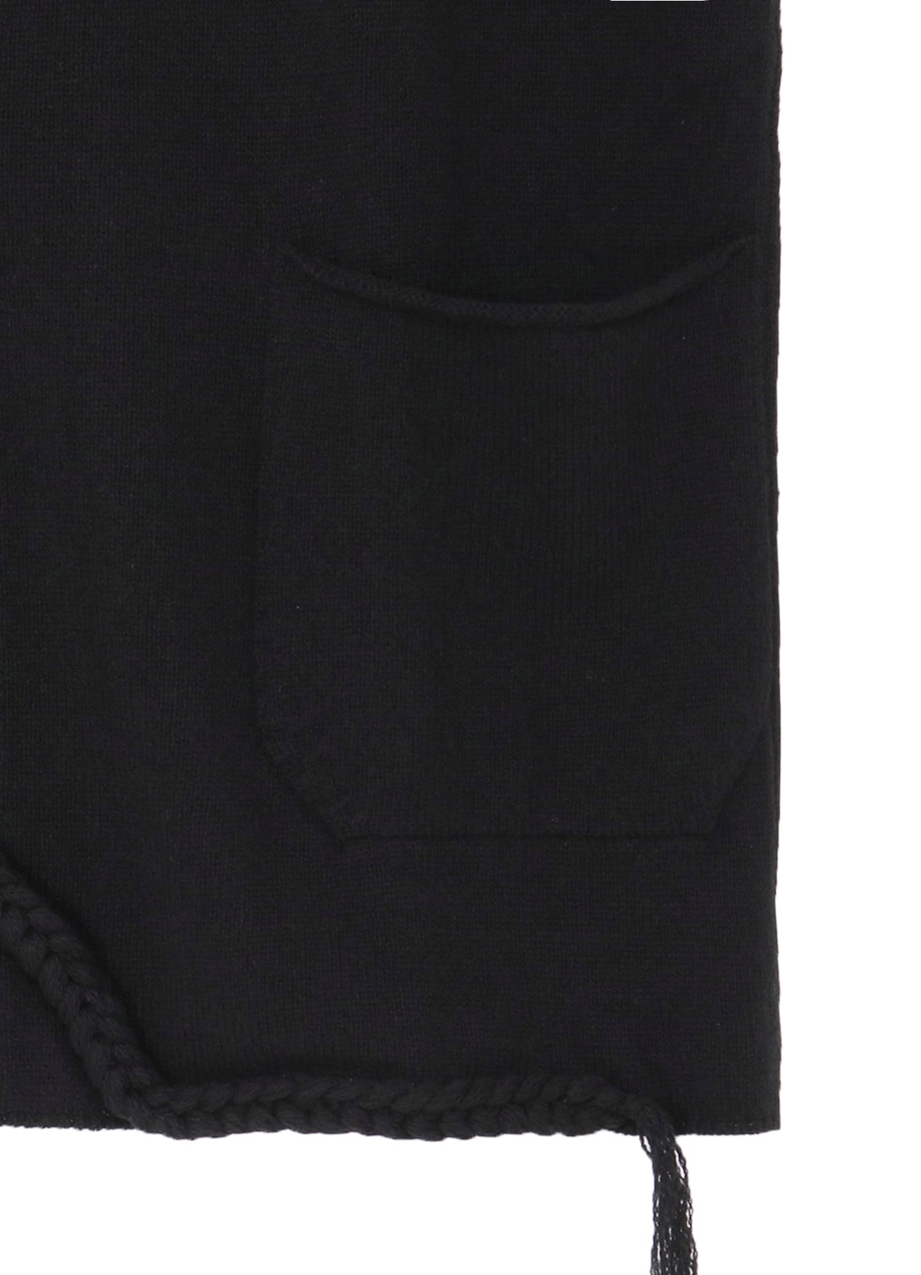 7G1P PLAIN STITCH WITH STRING STRING DETAIL JACKET