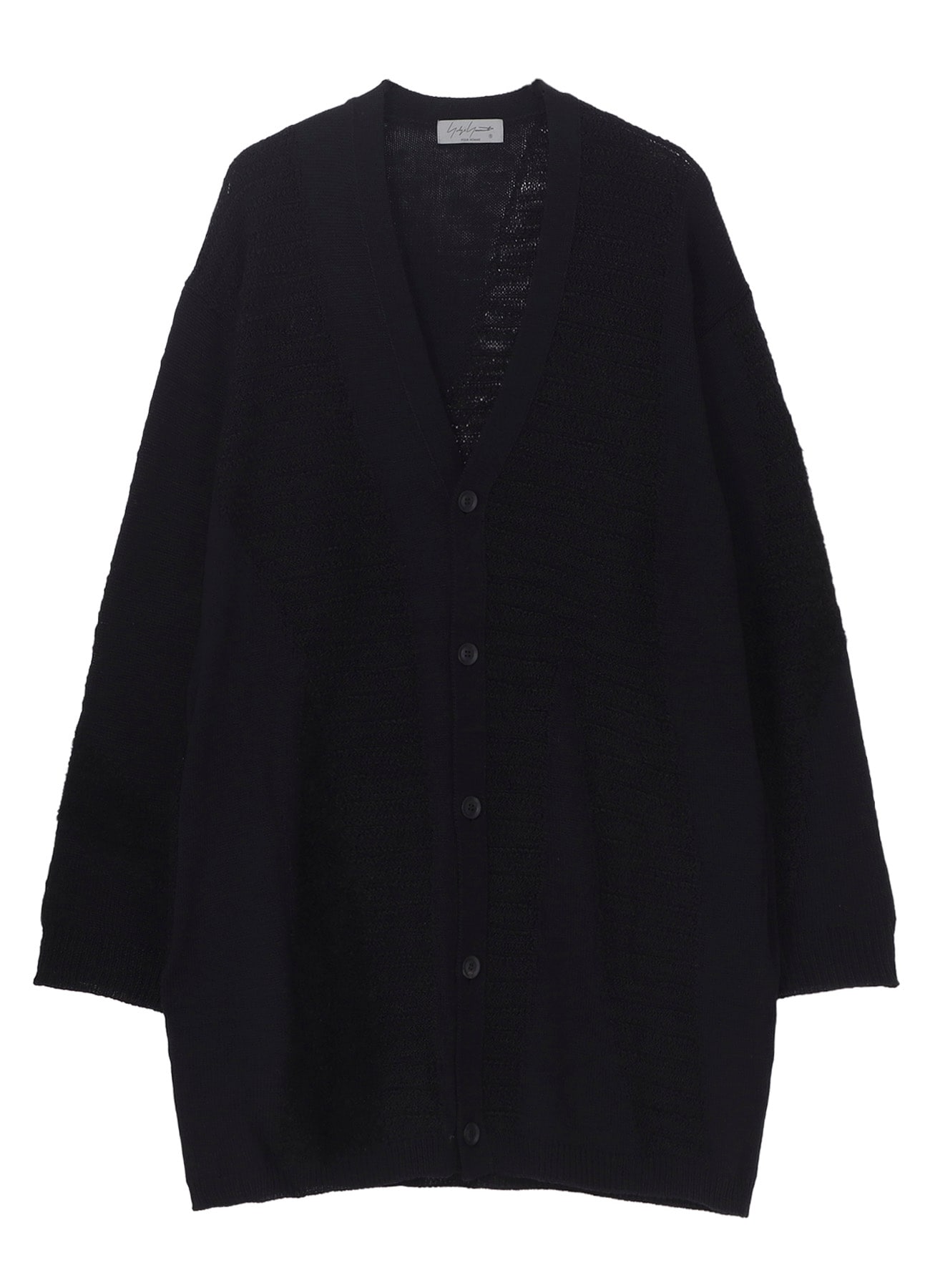 5G1P COMBINATION KNIT COMBINATION V NECK CARDIGAN