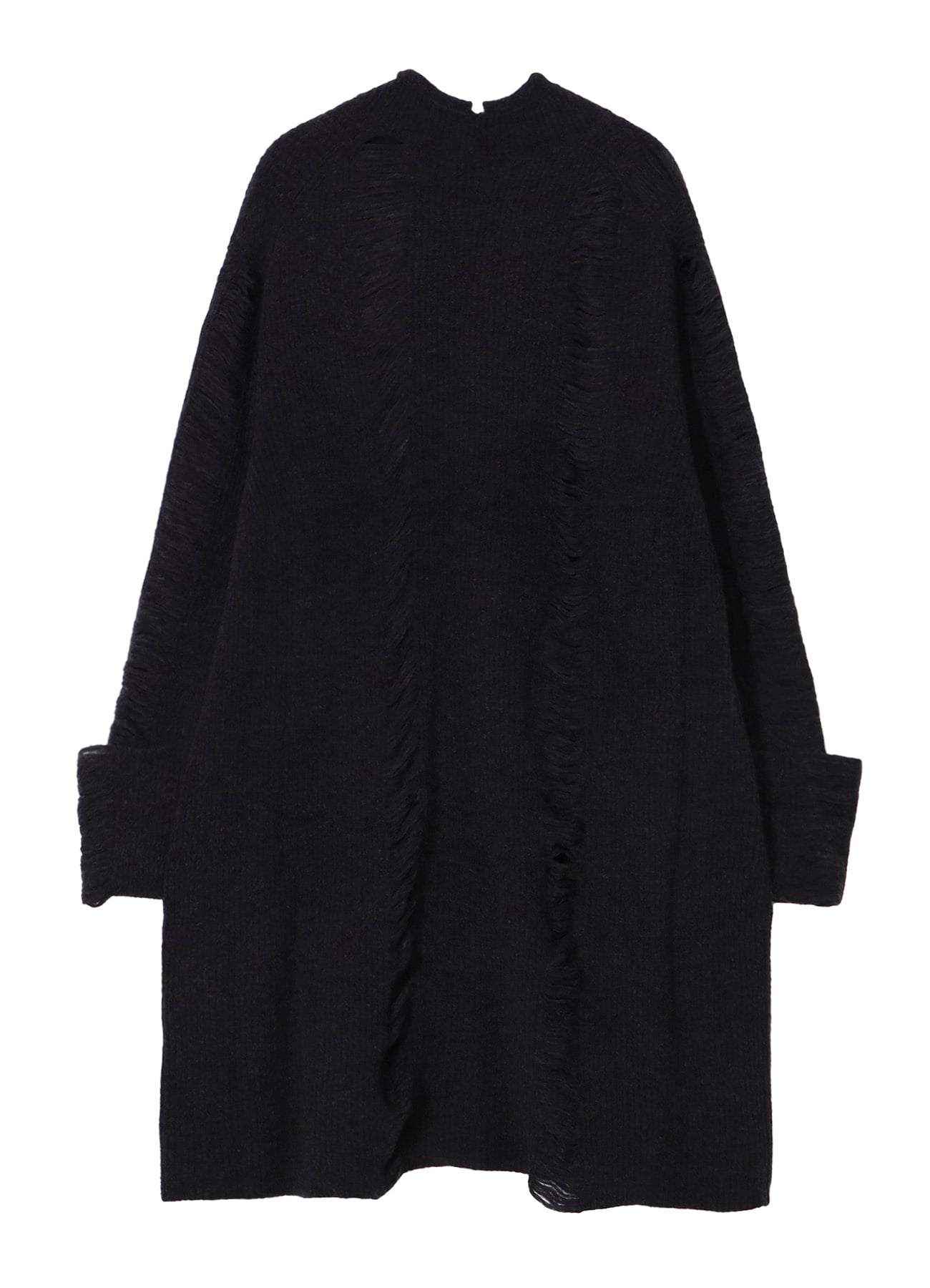 7G3P HALF CARDIGAN CRUSHED LONG CARDIGAN