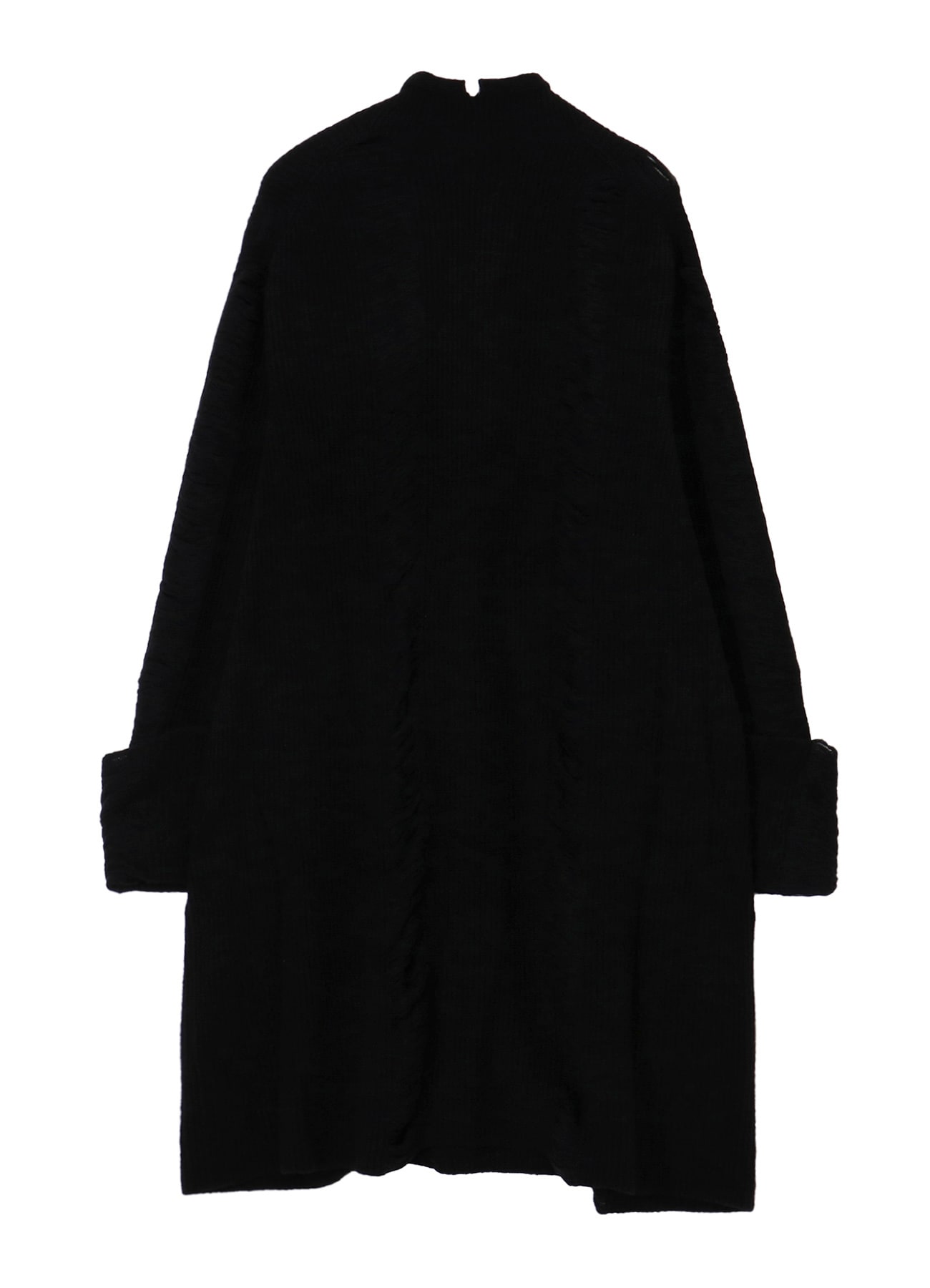 7G3P HALF CARDIGAN CRUSHED LONG CARDIGAN