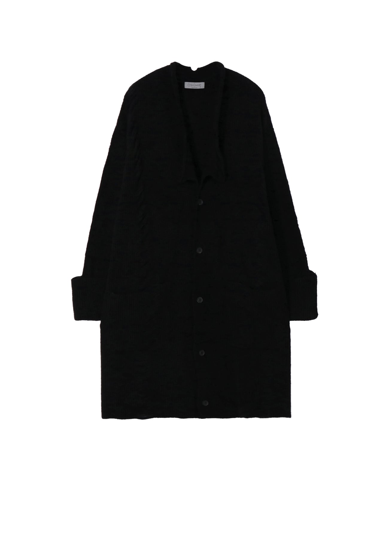 7G3P HALF CARDIGAN CRUSHED LONG CARDIGAN