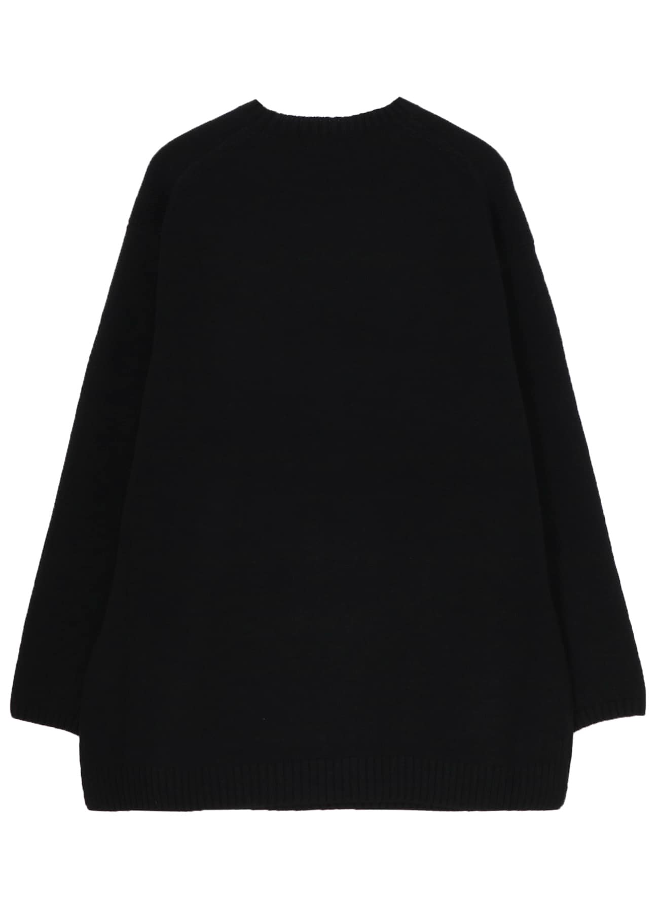 FLOWER DESIGNED CREW NECK KNIT