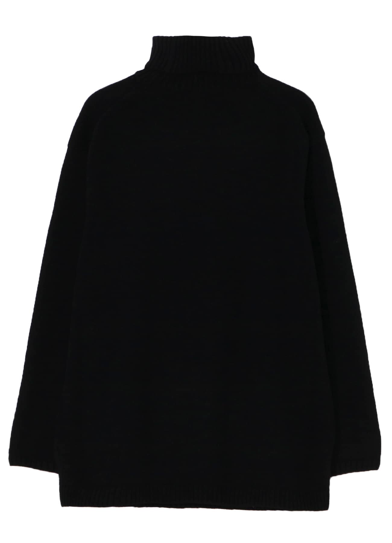 FLOWER DESIGNED TURTLE NECK KNIT