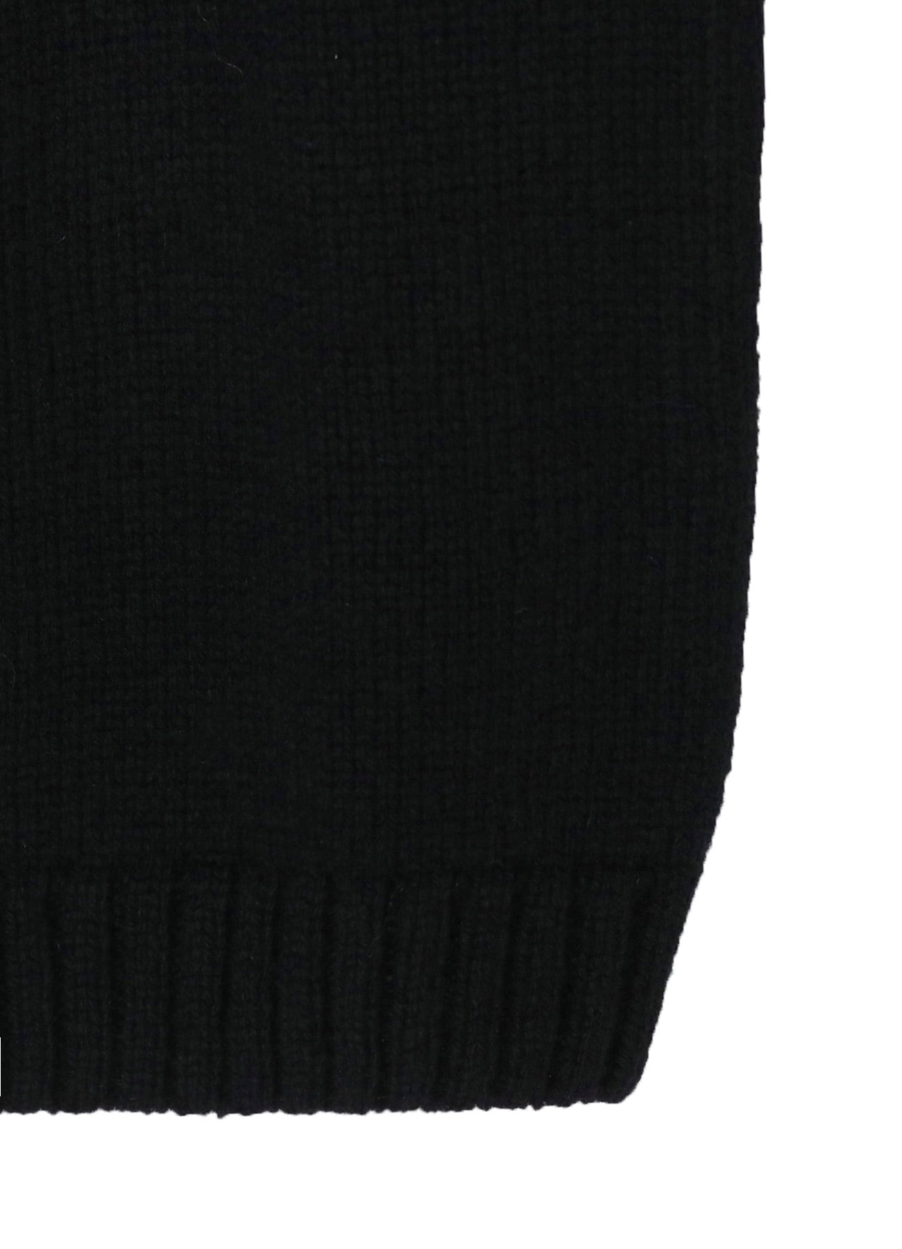 FLOWER DESIGNED TURTLE NECK KNIT