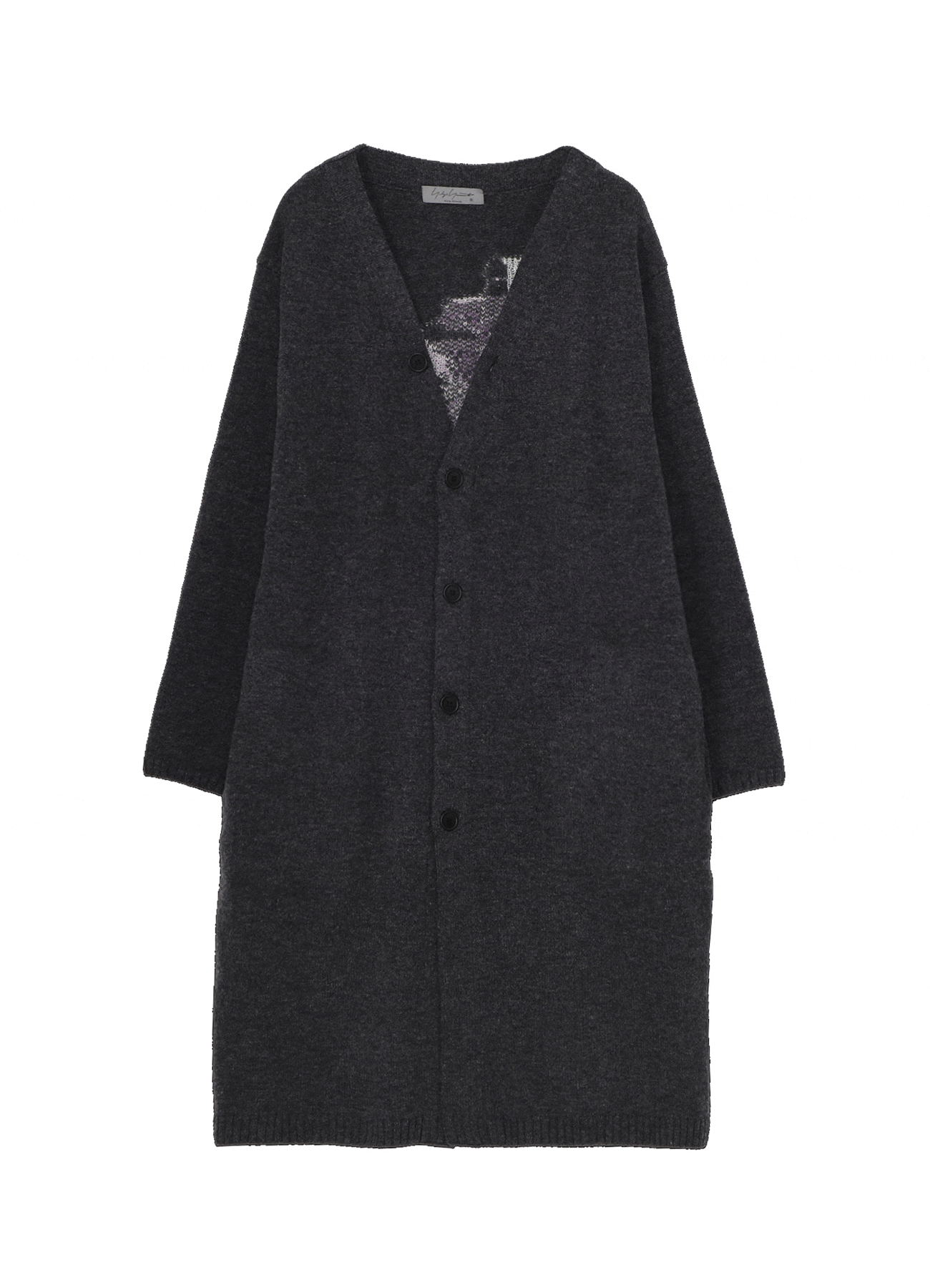 FLOWER DESIGNED LONG CARDIGAN