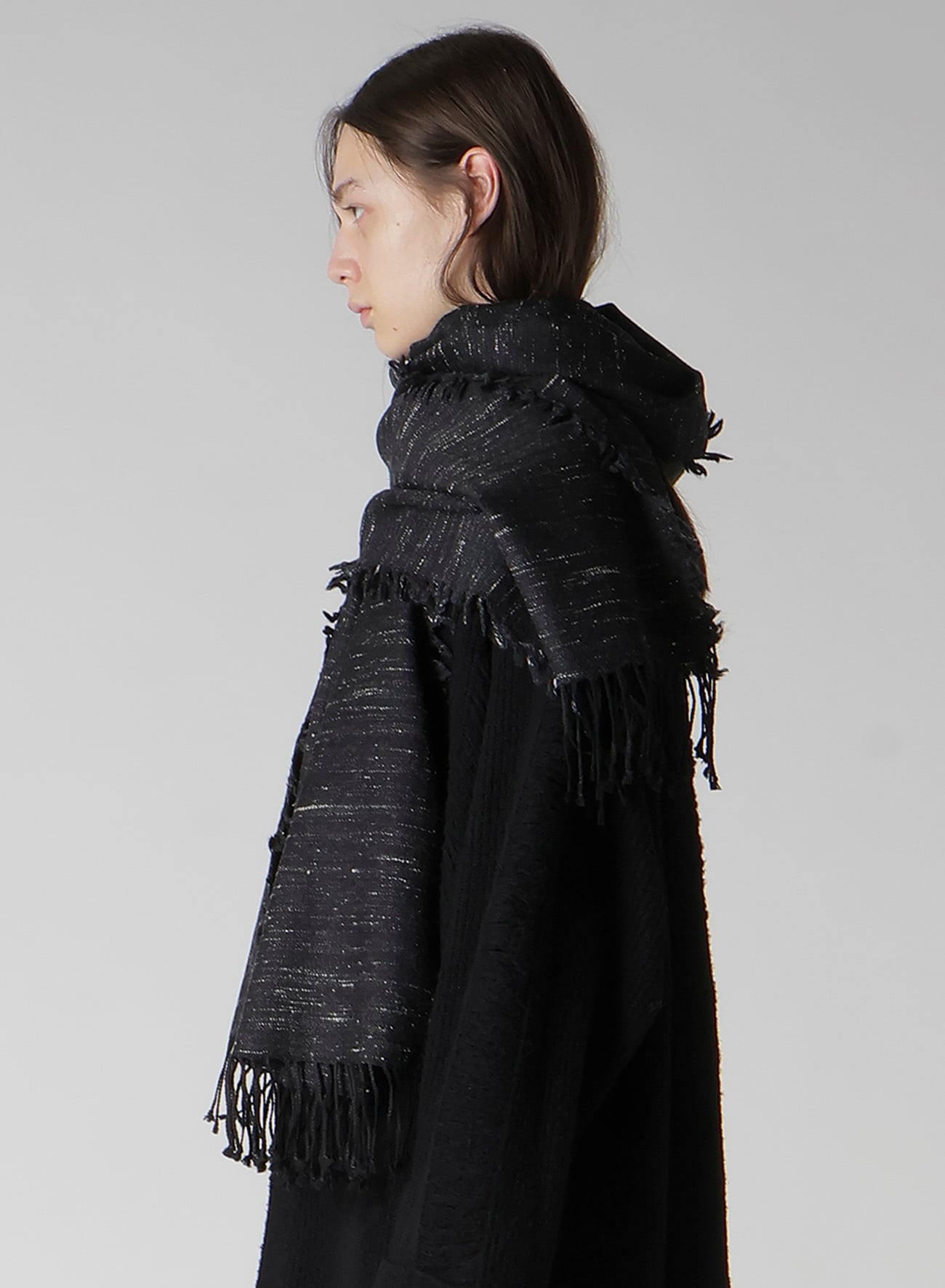 W/DIAMOND JQ YAK WOOL SCARF