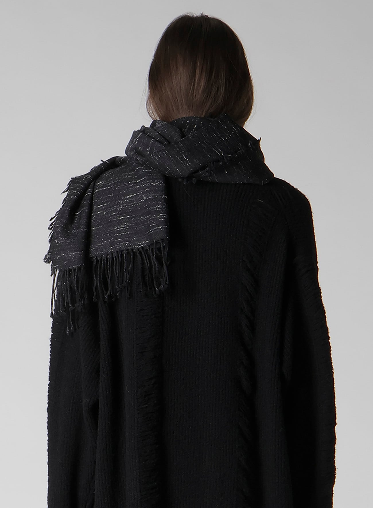 W/DIAMOND JQ YAK WOOL SCARF