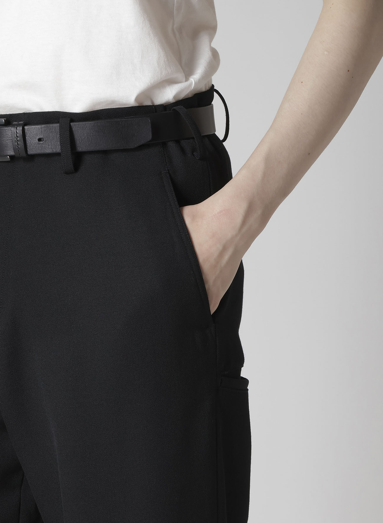 ARMY GABARDINE SLIM WALLET PANTS