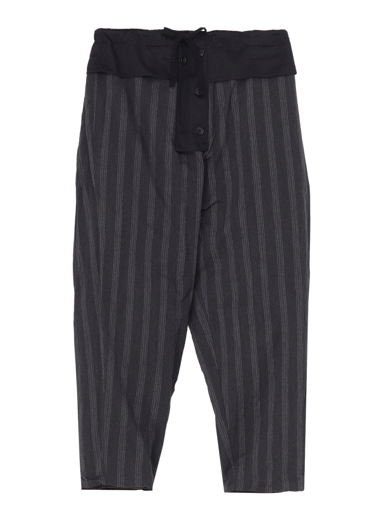 LINEN VELVET OUT POCKET PADDED PANTS