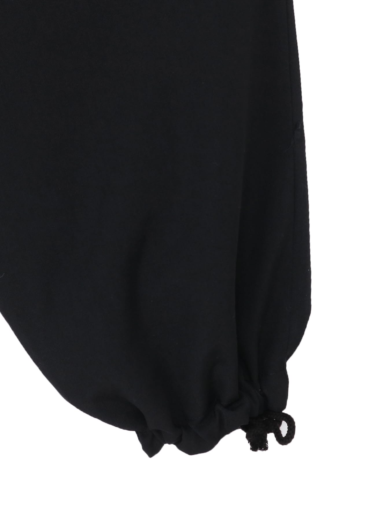 WOOL GABARDINE HEM STRING PANTS WITH NYLON LINER