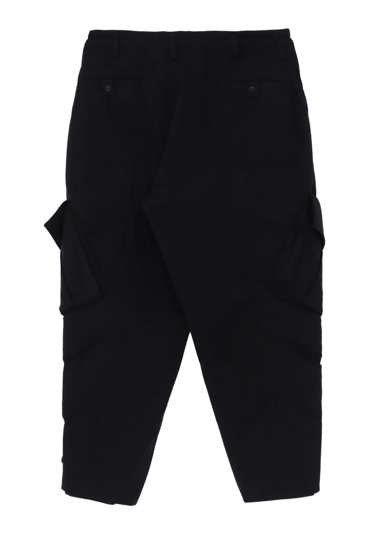 SILK DENIM POCKET DETAIL PADDED PANTS