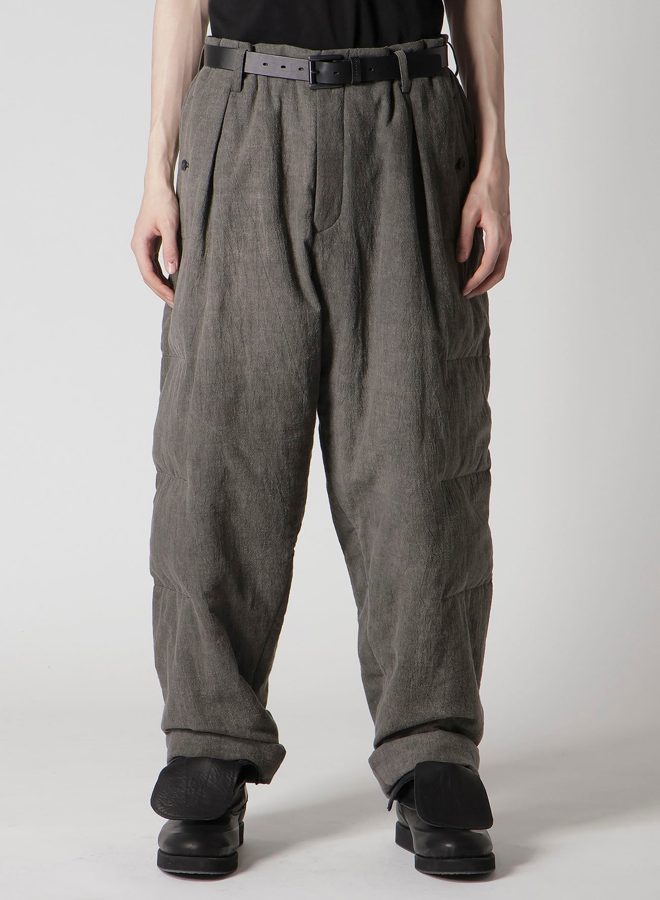 COTTON LINEN SHEETING  HORIZONTAL PADDED PANTS
