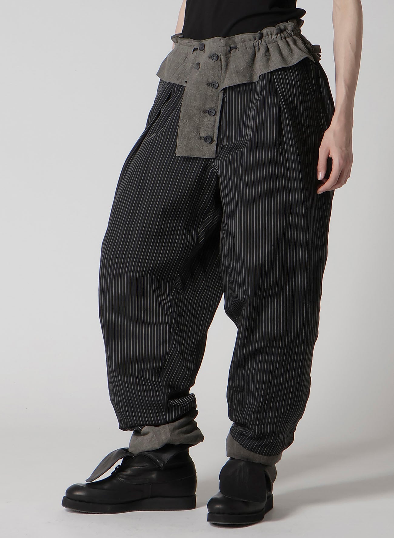 COTTON LINEN SHEETING  HORIZONTAL PADDED PANTS
