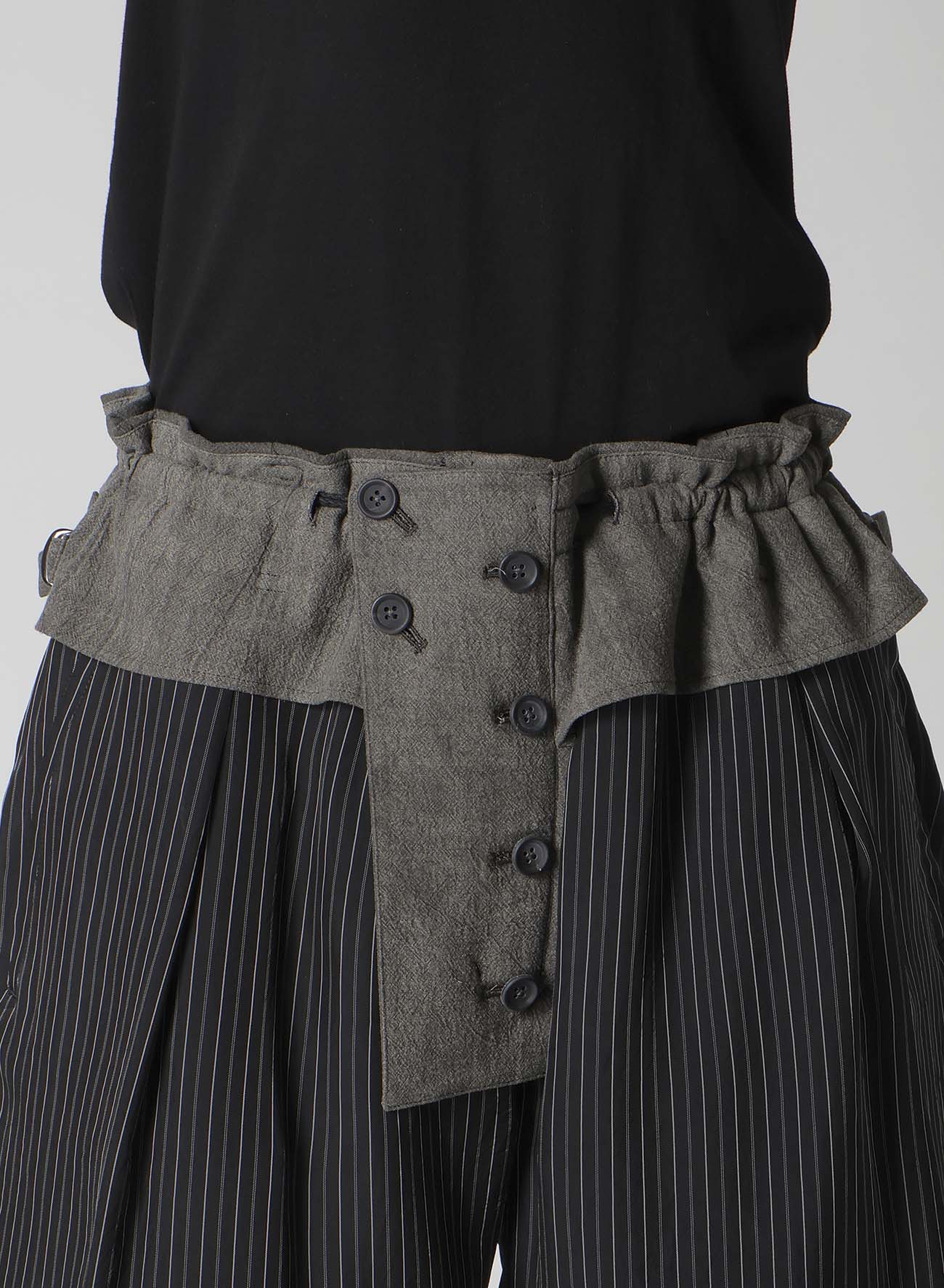 COTTON LINEN SHEETING  HORIZONTAL PADDED PANTS
