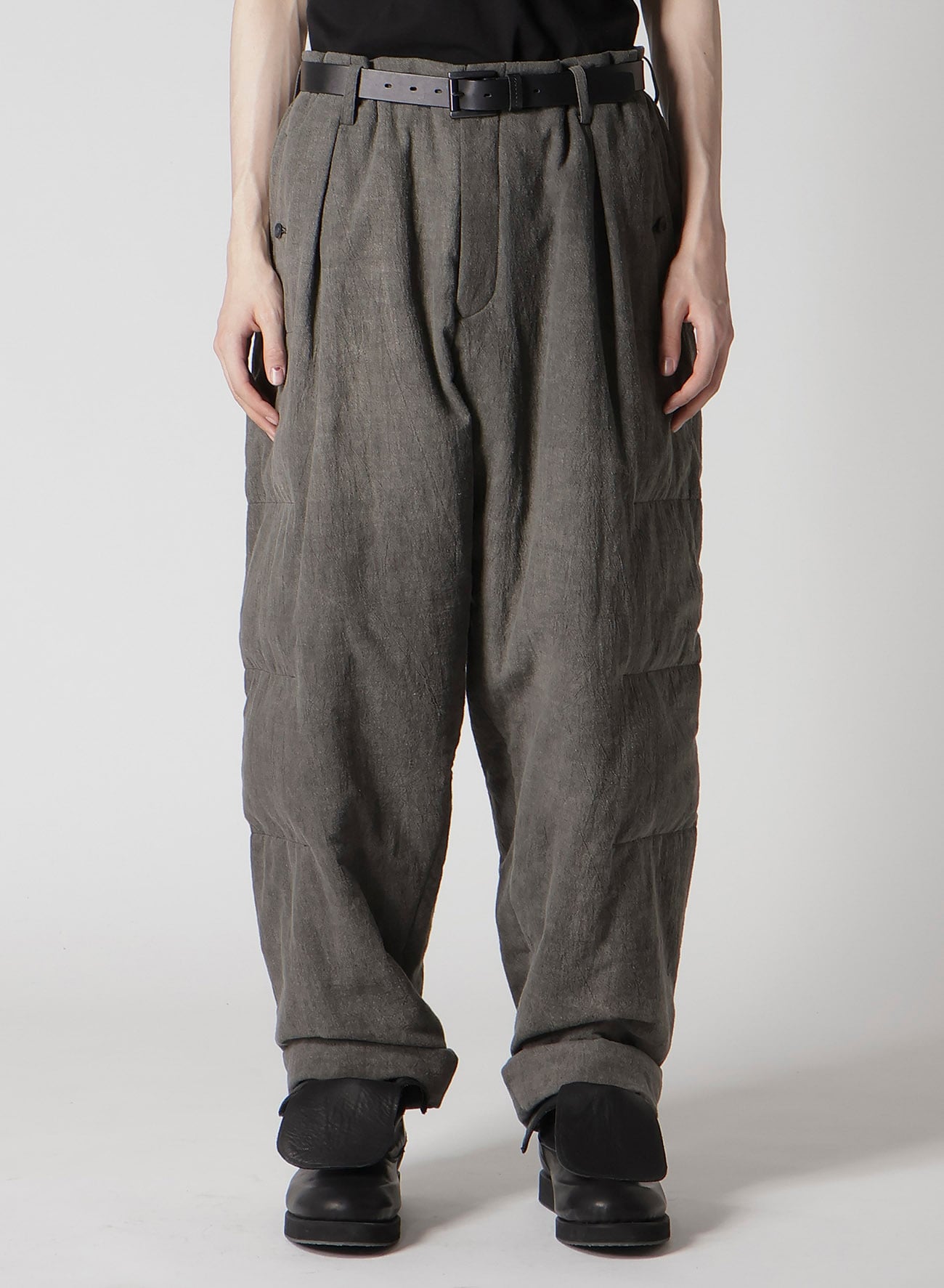 COTTON LINEN SHEETING  HORIZONTAL PADDED PANTS