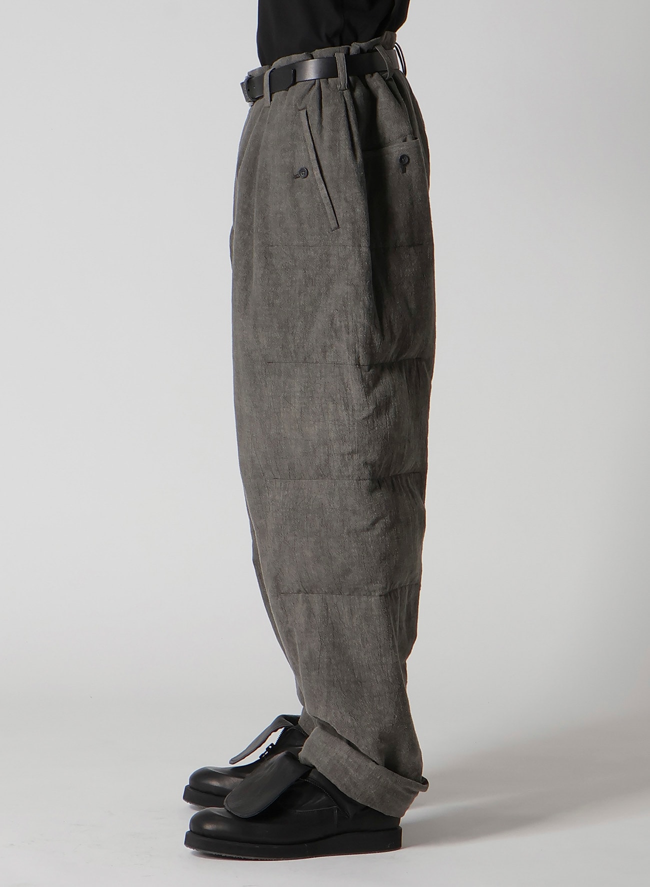 COTTON LINEN SHEETING  HORIZONTAL PADDED PANTS