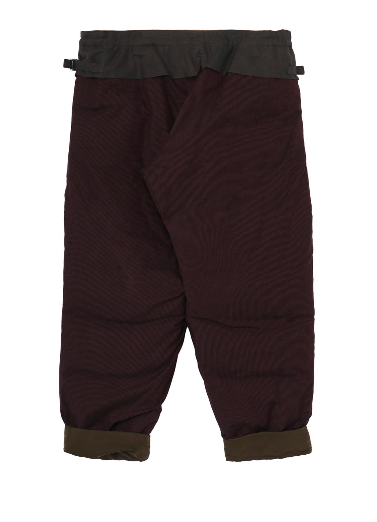 KHAKI CU TWILL TUCK PADDED PANTS