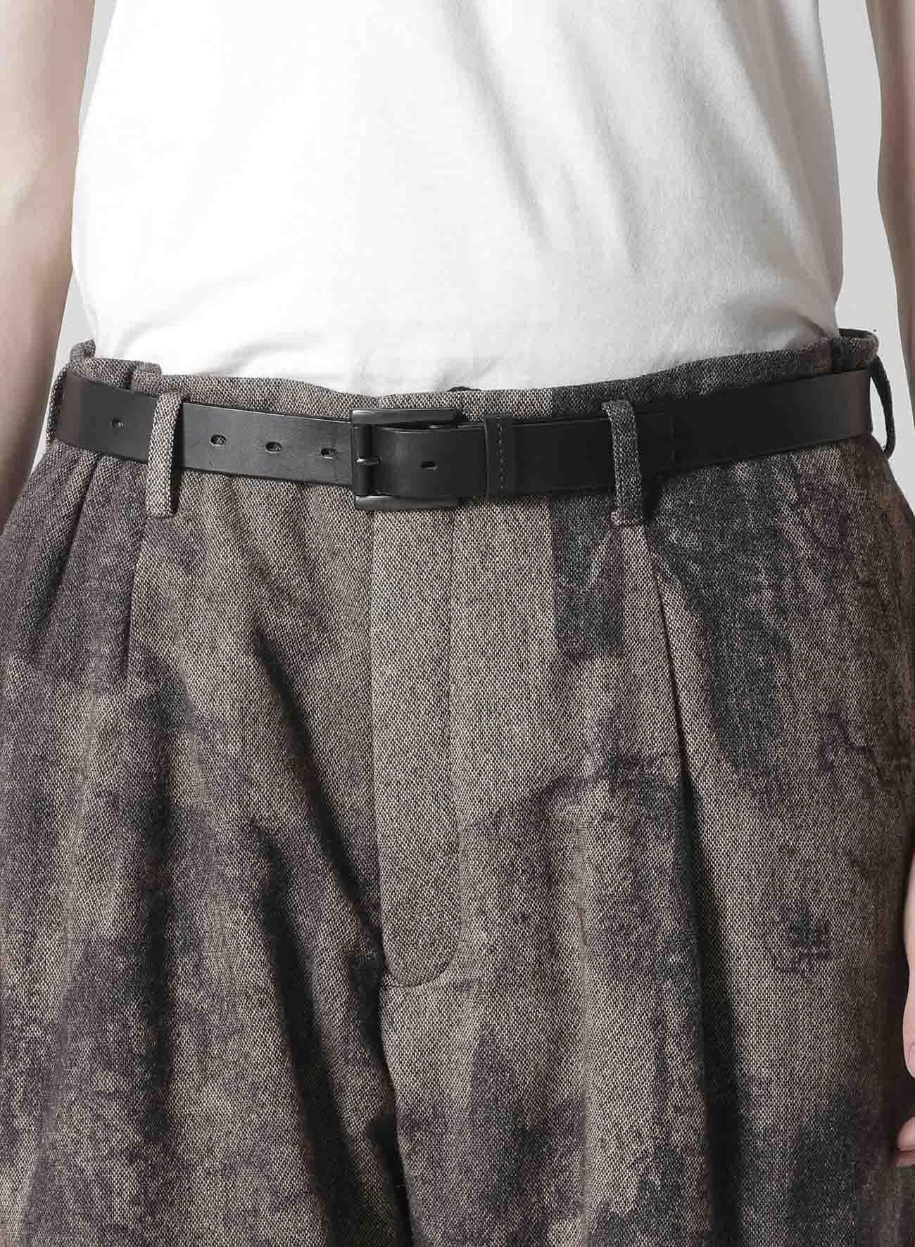 COLLAGE PRINTED HERRINGBONE PANTS