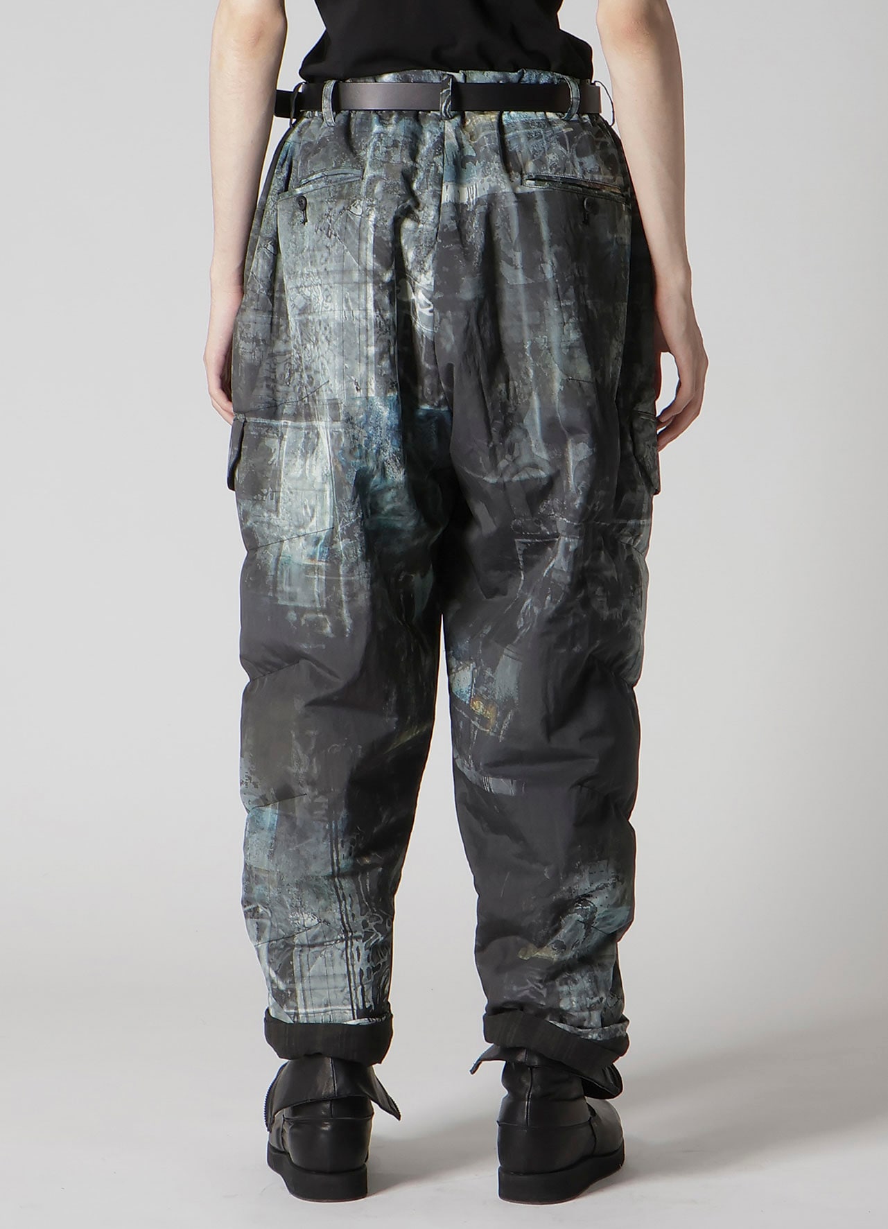 DIAGONAL FPADDED PRINTED PANTS