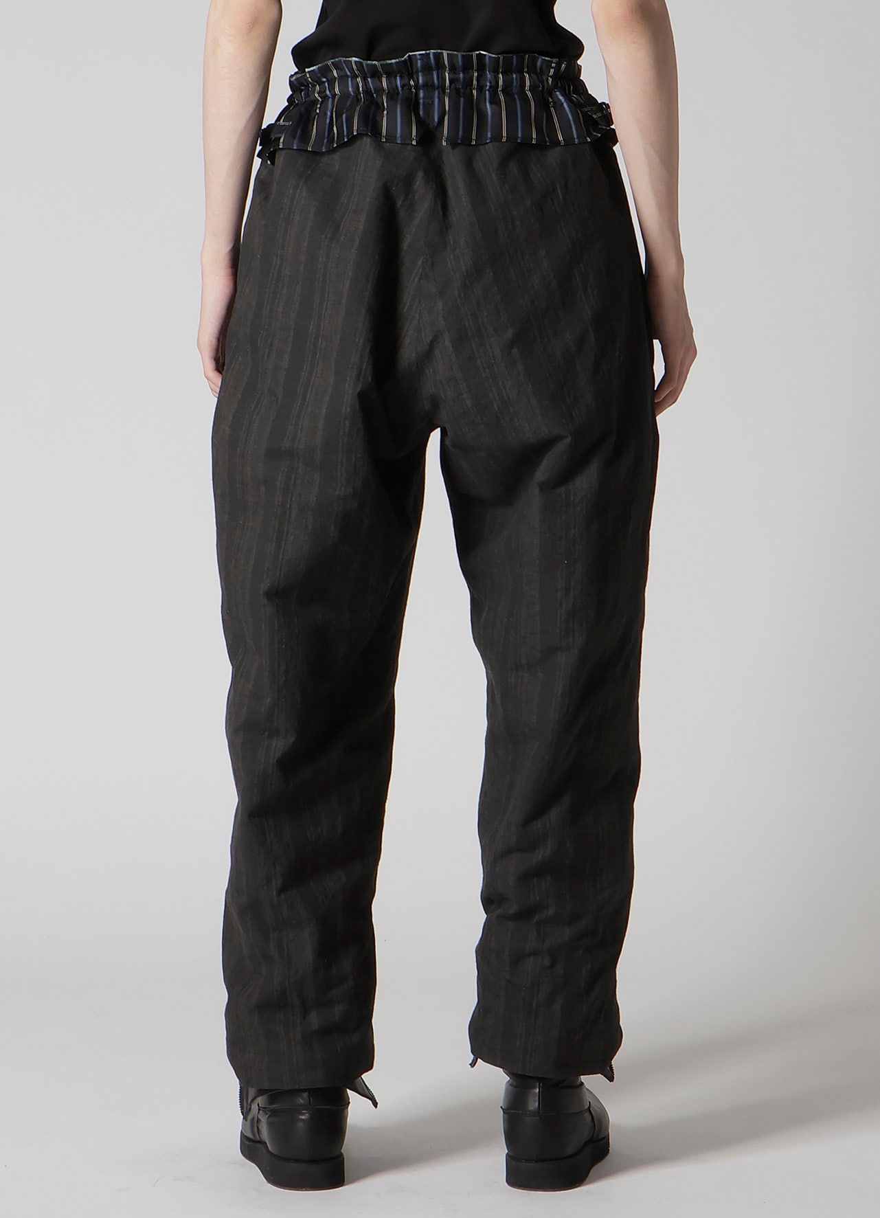 DIAGONAL FPADDED PRINTED PANTS