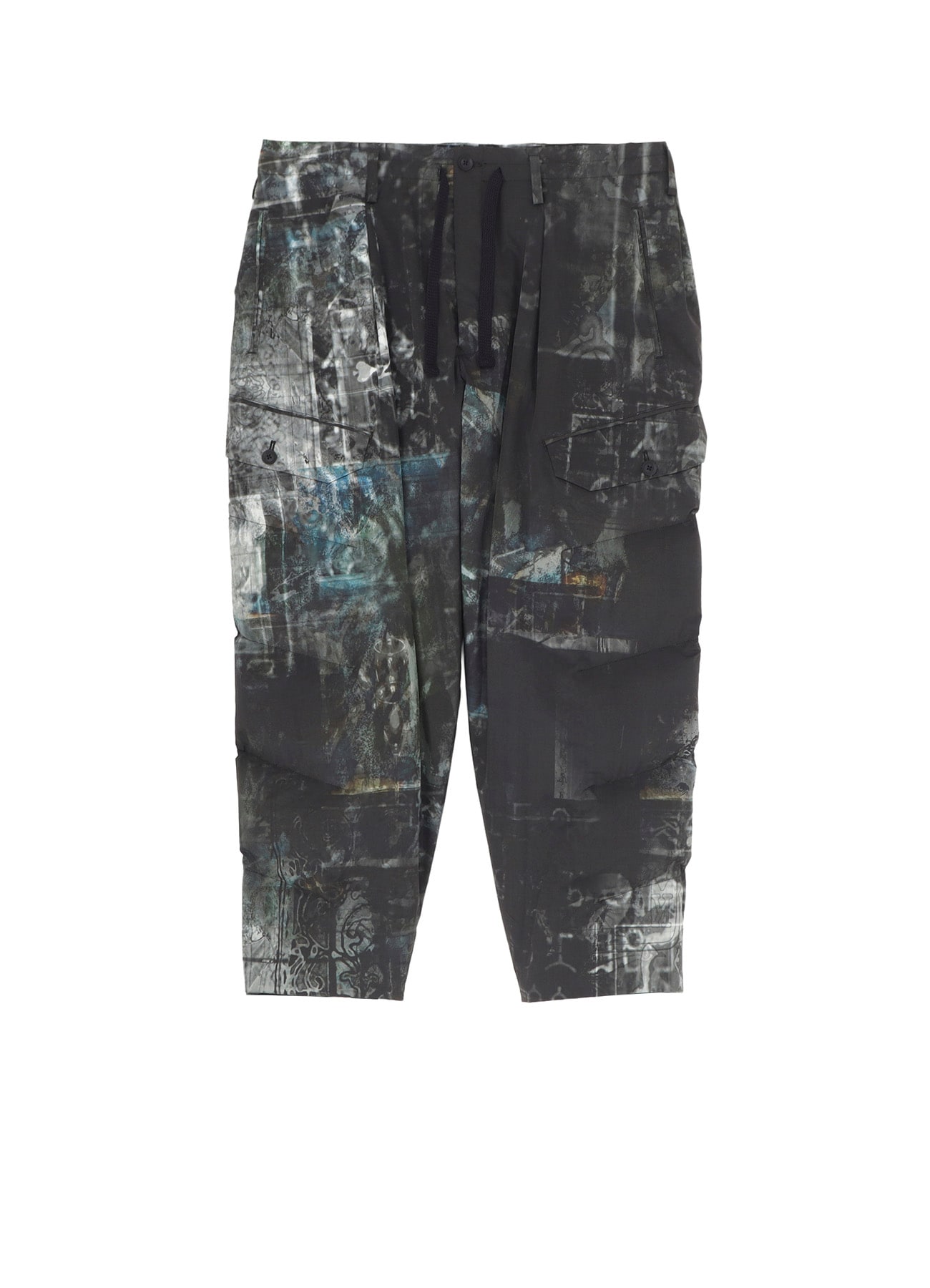 DIAGONAL FPADDED PRINTED PANTS
