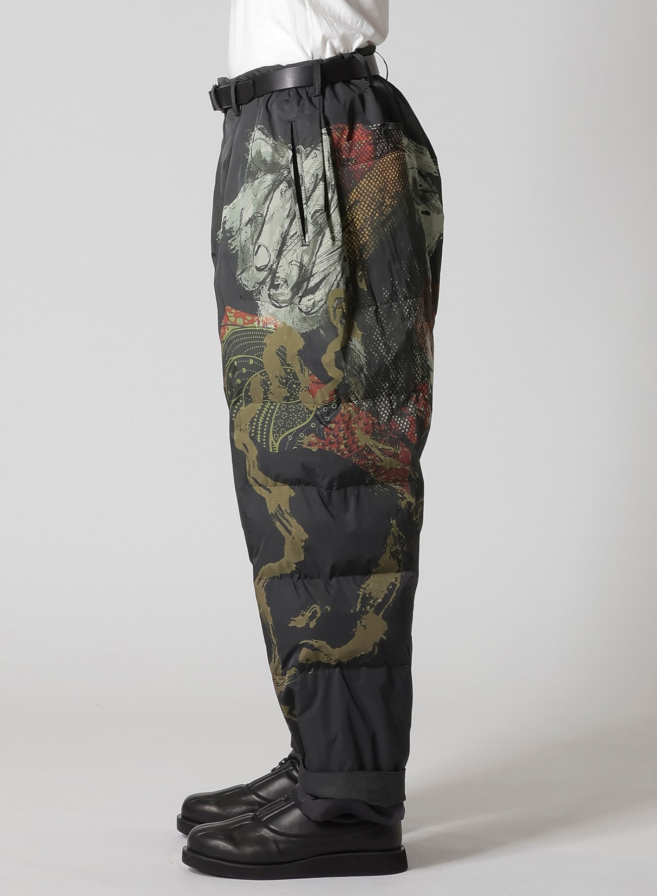 KNEE TAB PADDED PRINTED PANTS
