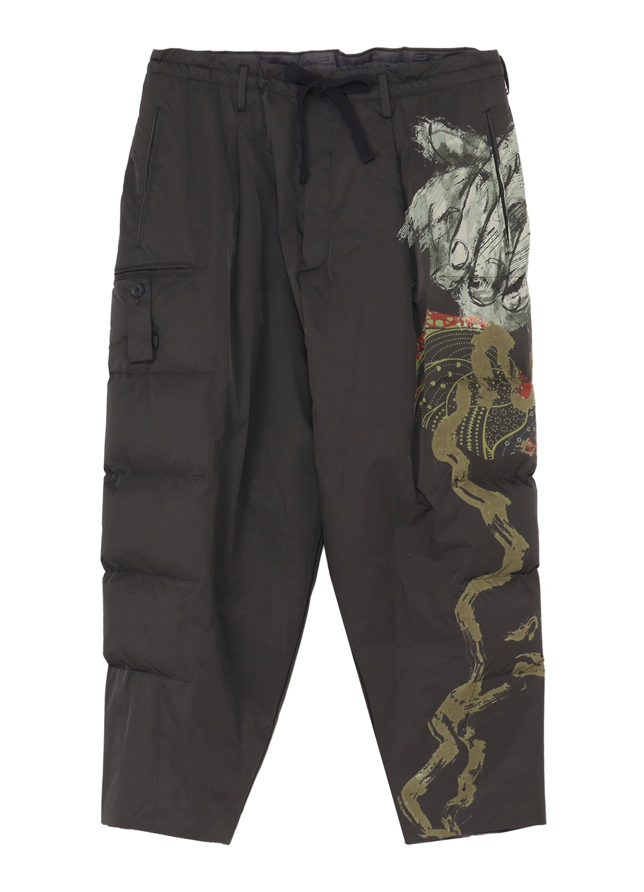 KNEE TAB PADDED PRINTED PANTS