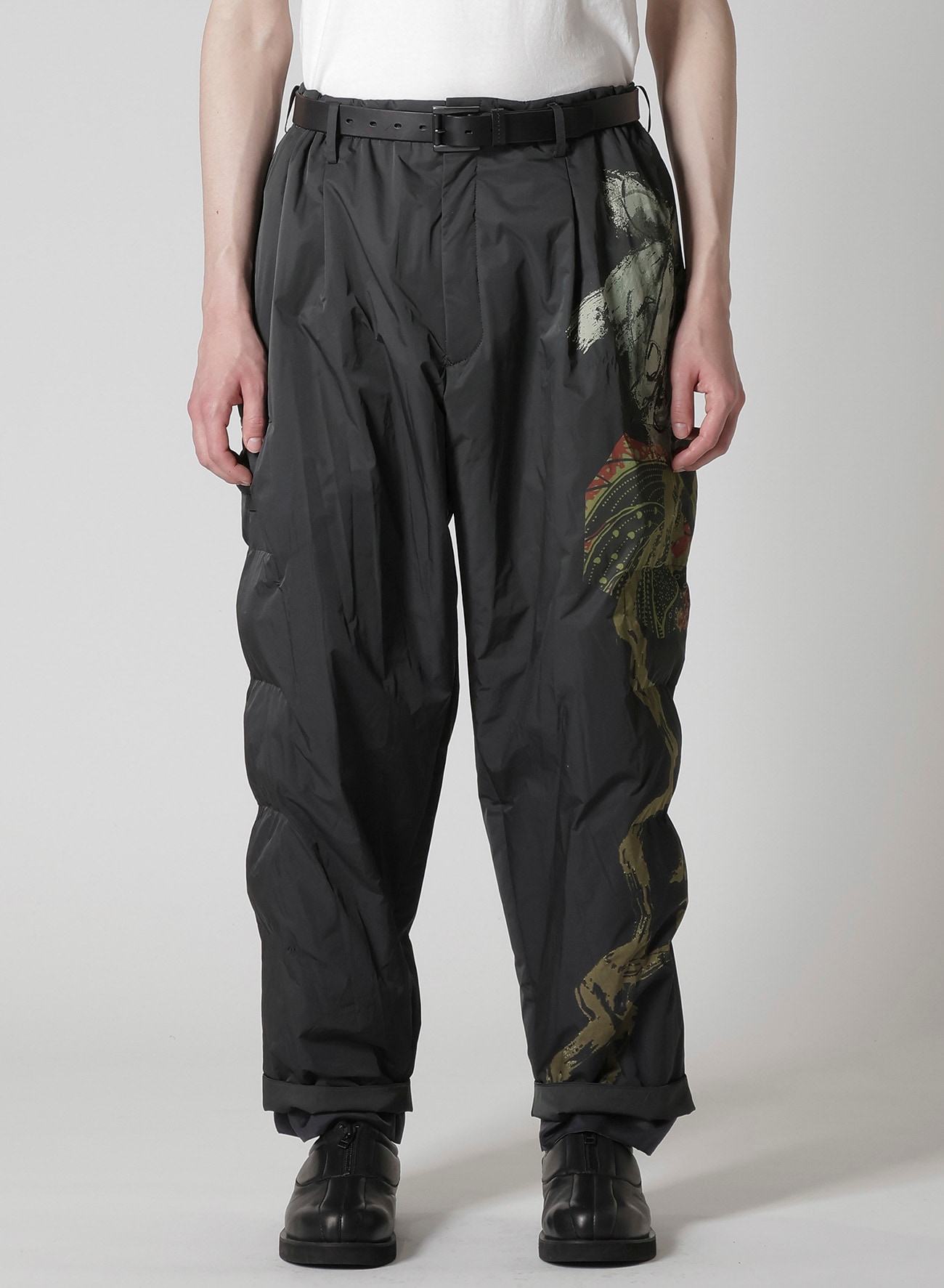 KNEE TAB PADDED PRINTED PANTS