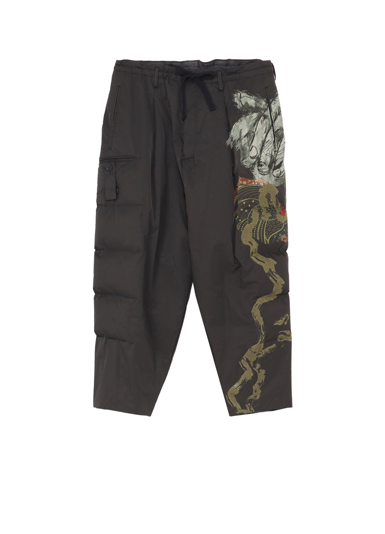 KNEE TAB PADDED PRINTED PANTS
