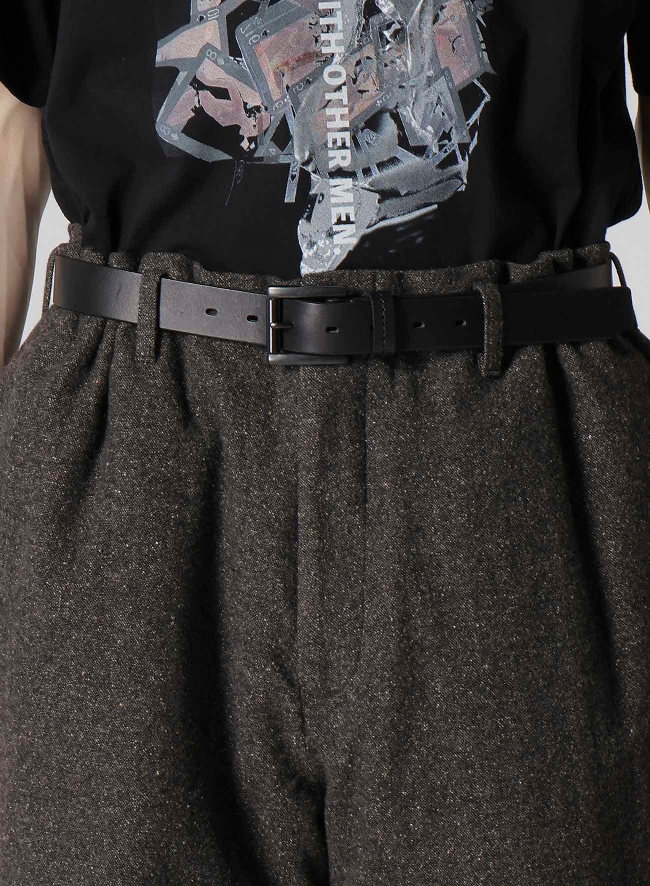 SILK NEP TWEED SIDE POCKET PANTS WITH LINER