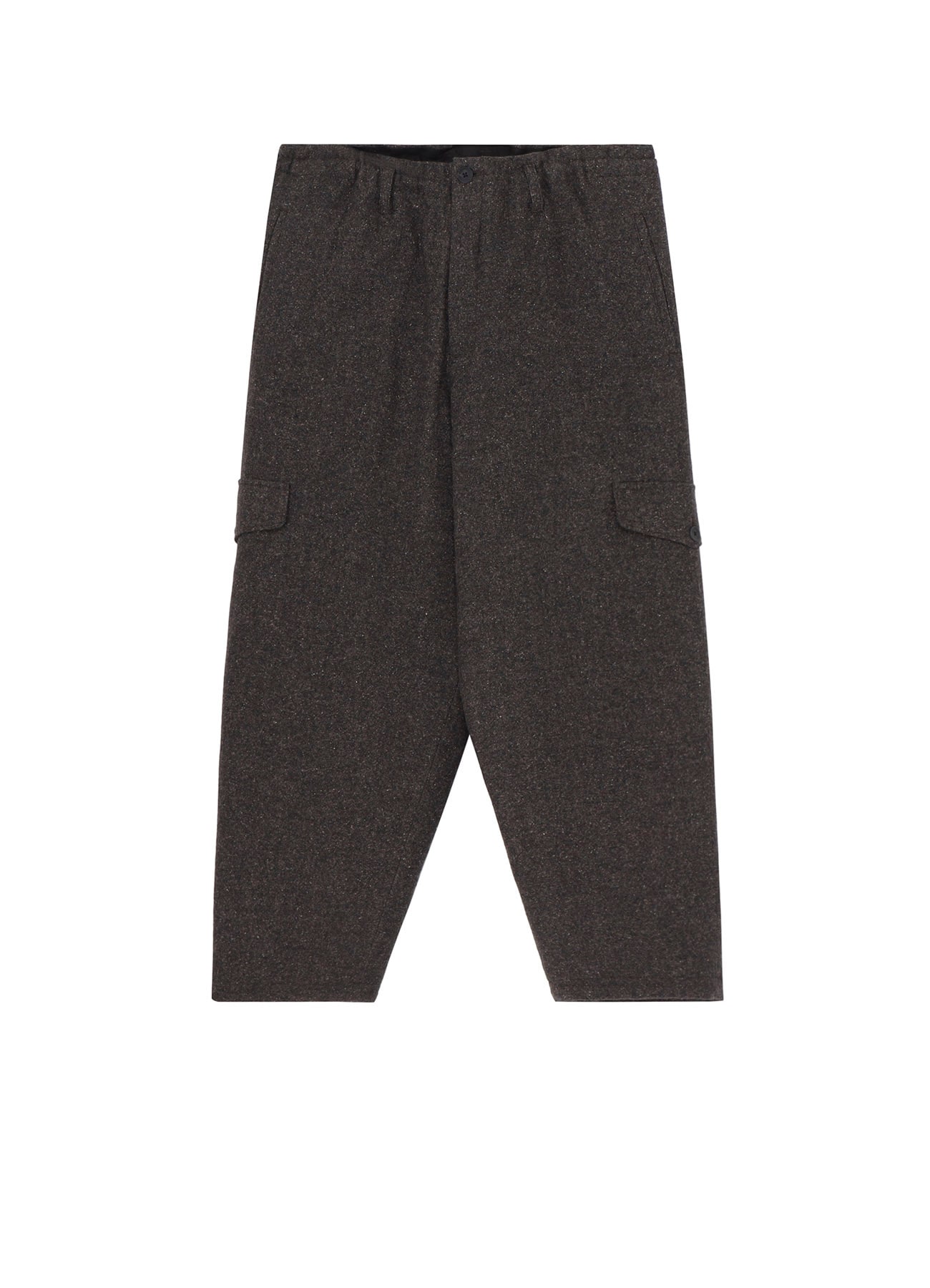 SILK NEP TWEED SIDE POCKET PANTS WITH LINER