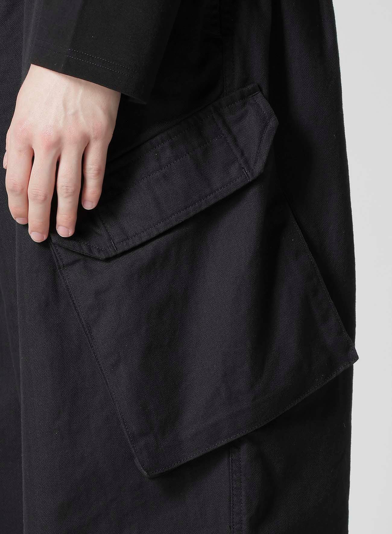 BS HERRINGBONE 12TUCK WORK PANTS
