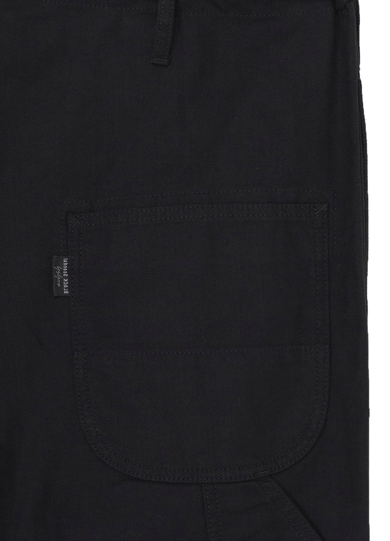 BLACK SCANDAL HERRINGBONE 3ST PAINTER PANTS