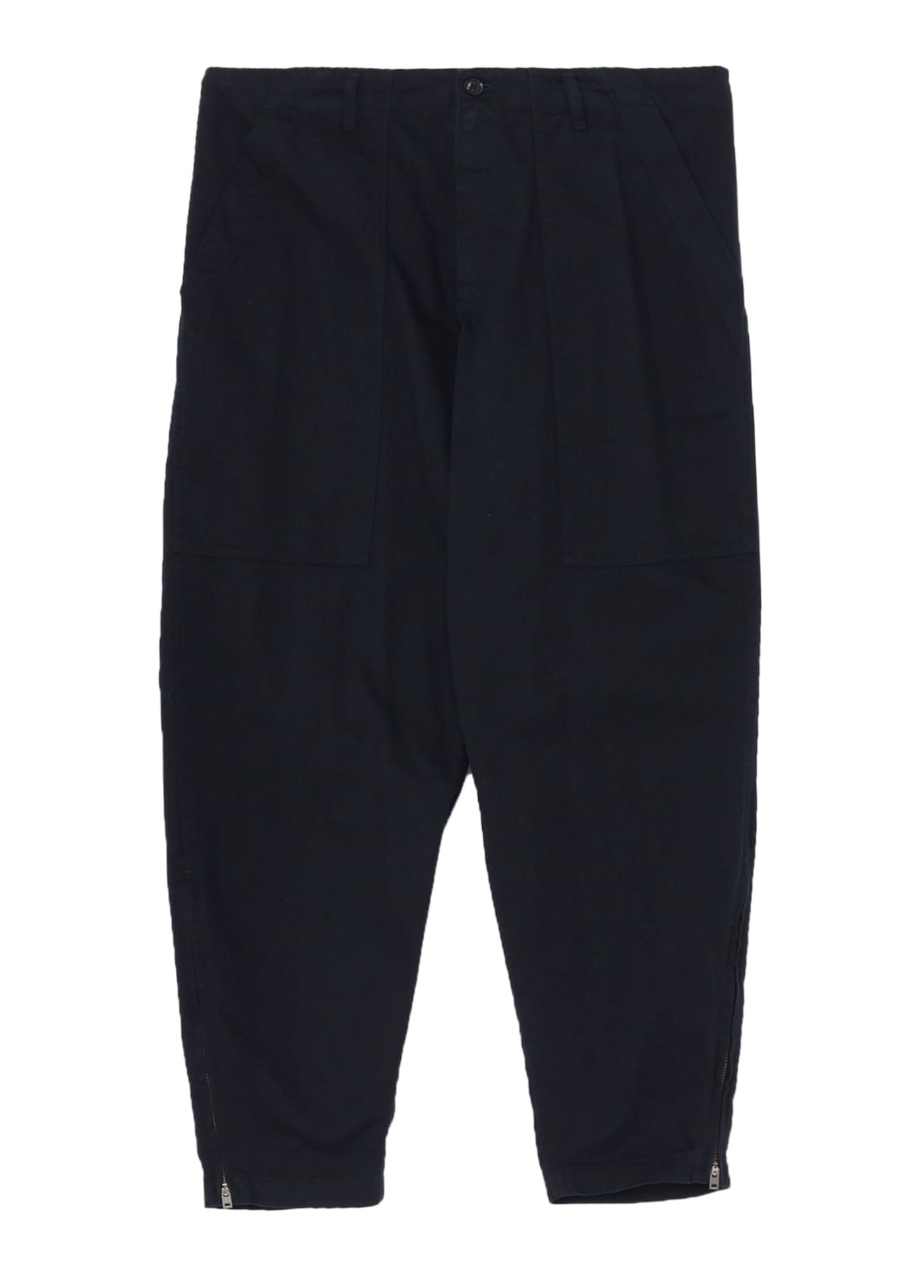 BLACK SCANDAL KATSURAGI HEM ZIP PAINTER PANTS