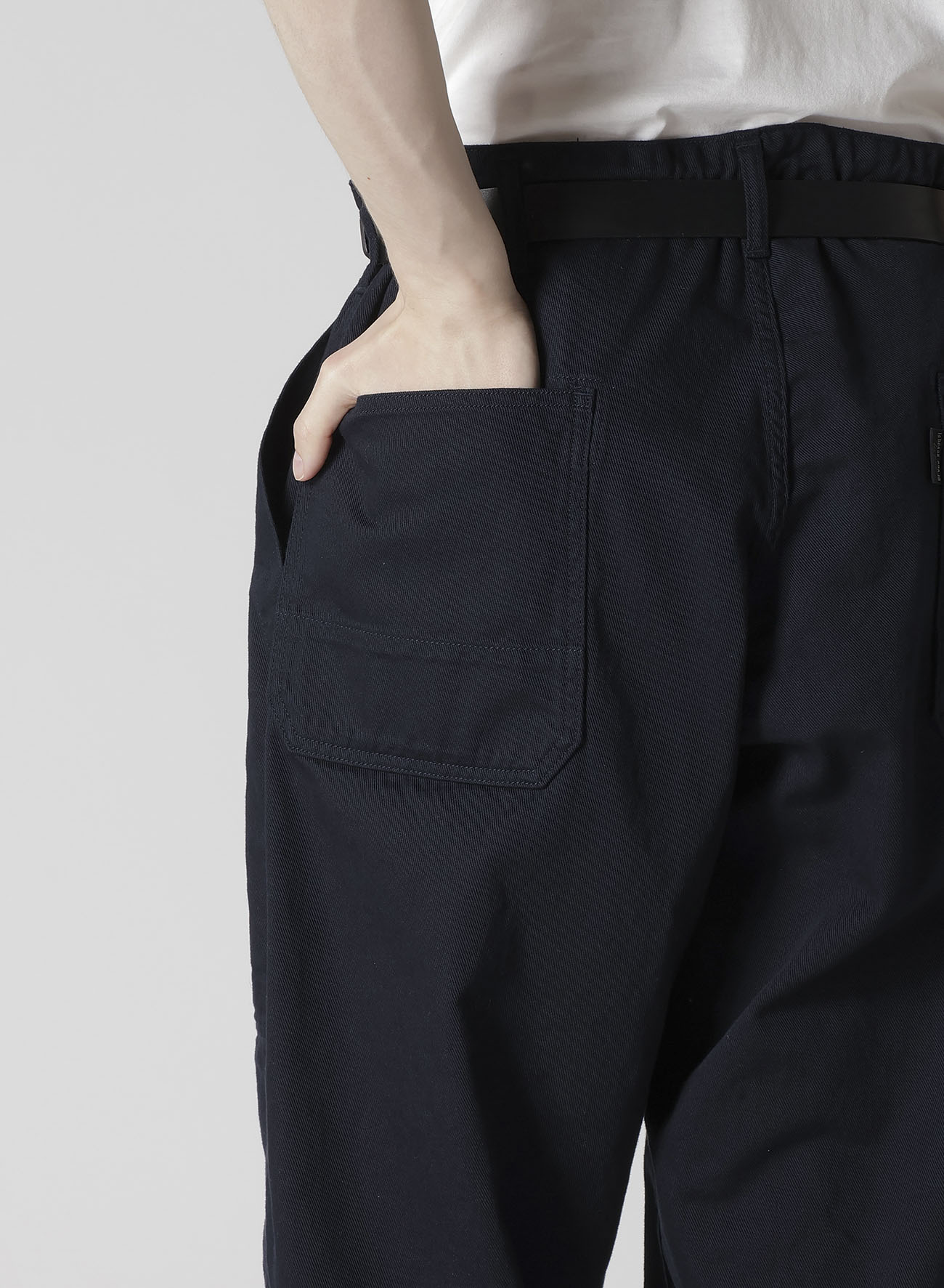 BLACK SCANDAL KATSURAGI HEM ZIP PAINTER PANTS