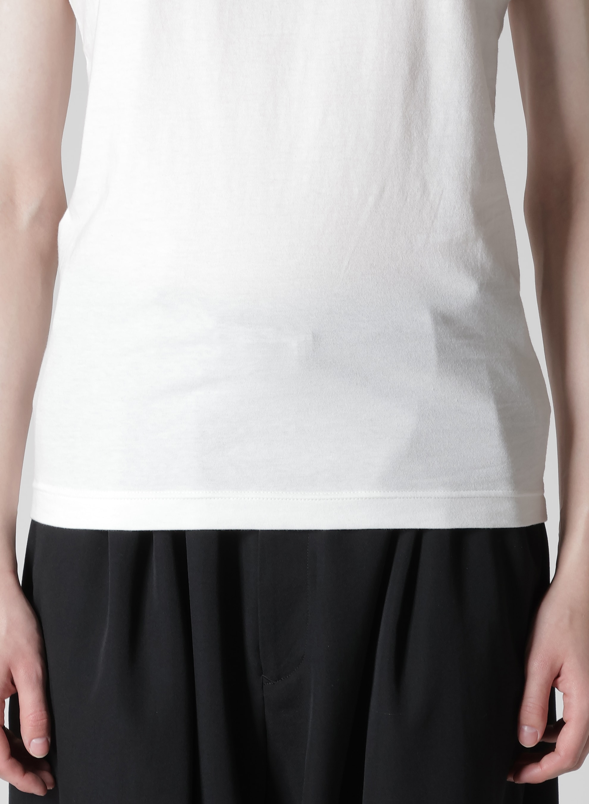 COTTON SINGLE JERSEY X TANK TOP