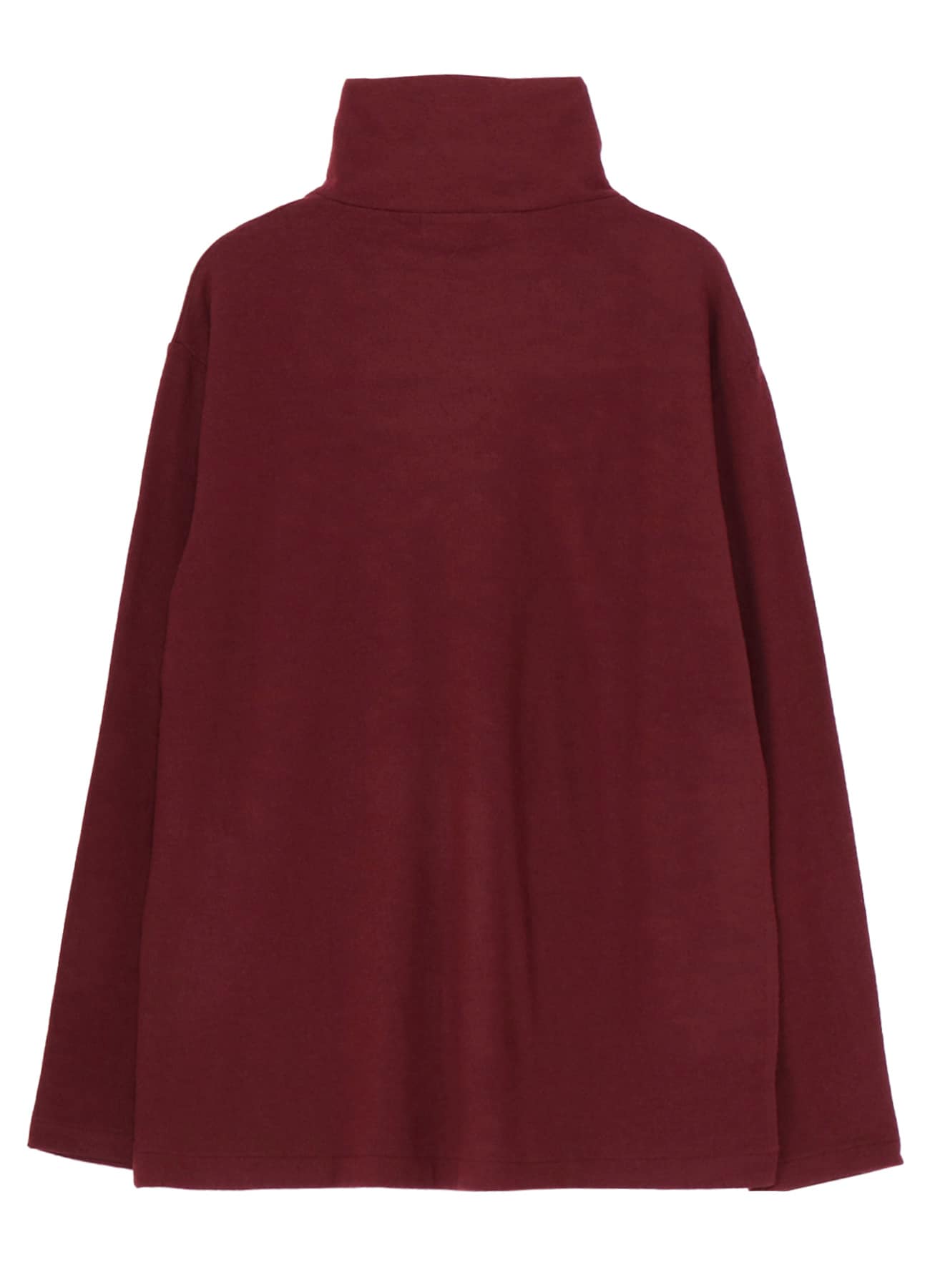SUPER 120 WOOL SINGLE JERSEY TURTLE NECK LS TEE