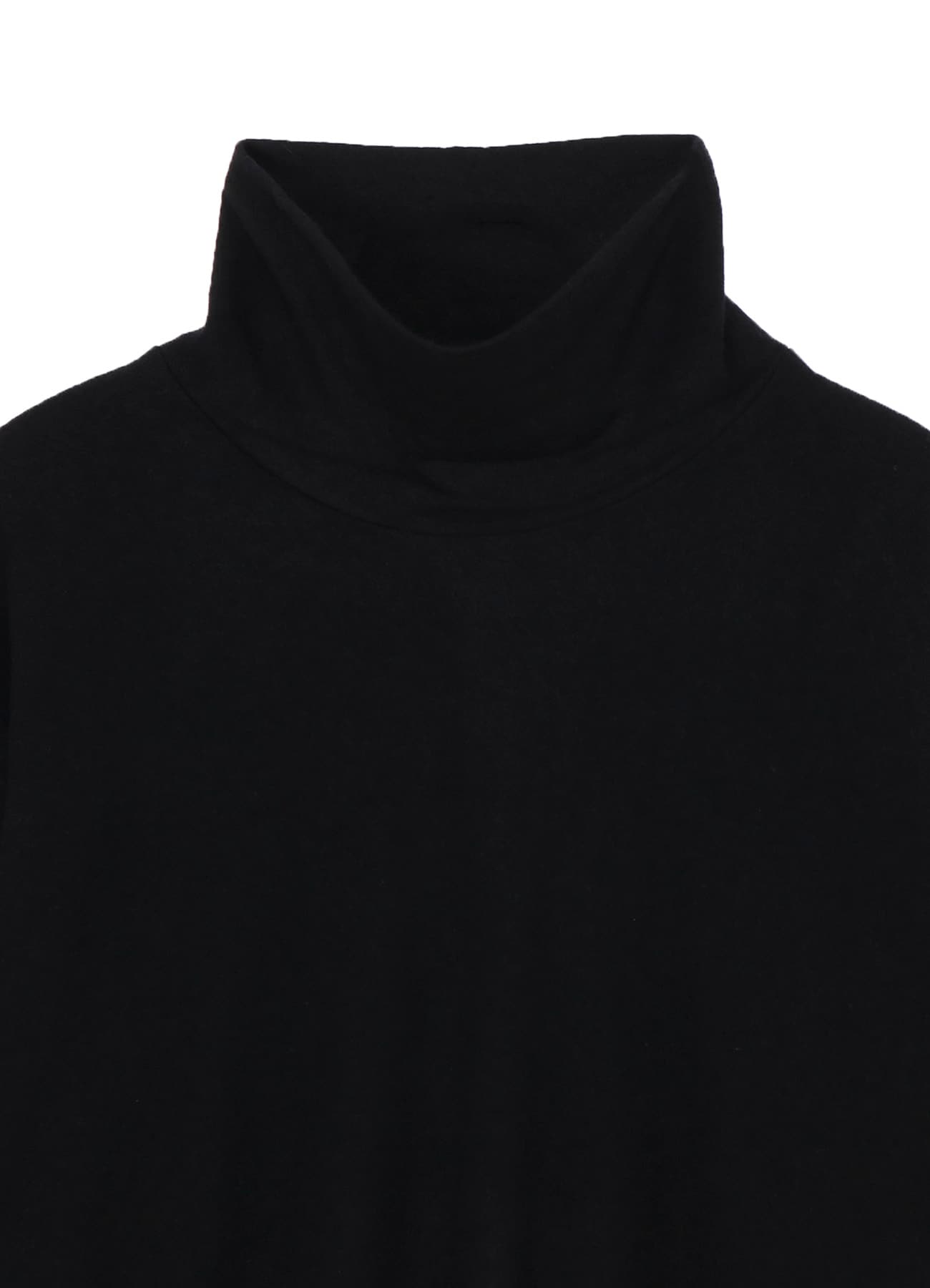 SUPER 120 WOOL SINGLE JERSEY TURTLE NECK LS TEE