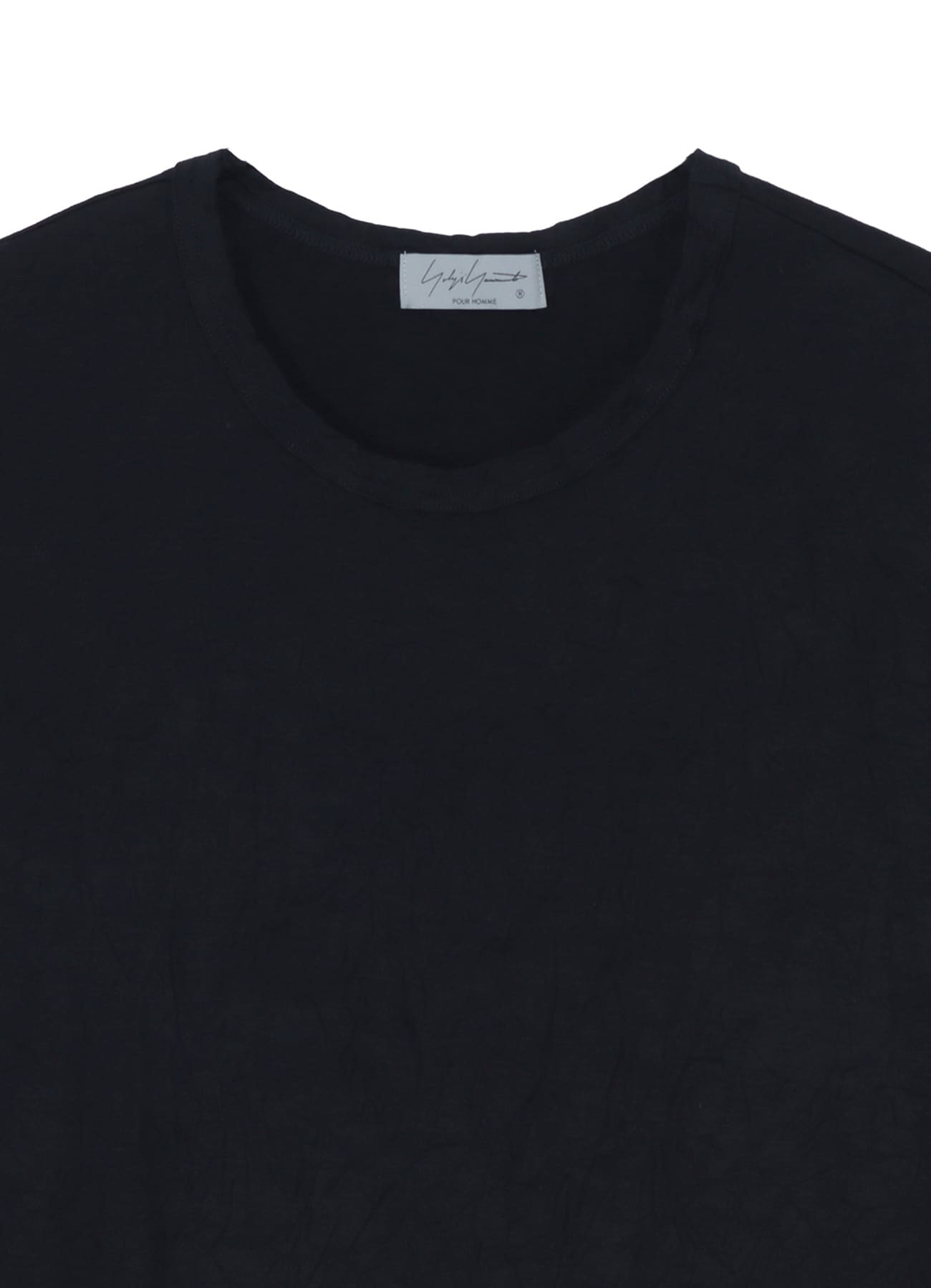 WASHABLE WOOL JERSEY ROUND NECK LONG SLV T