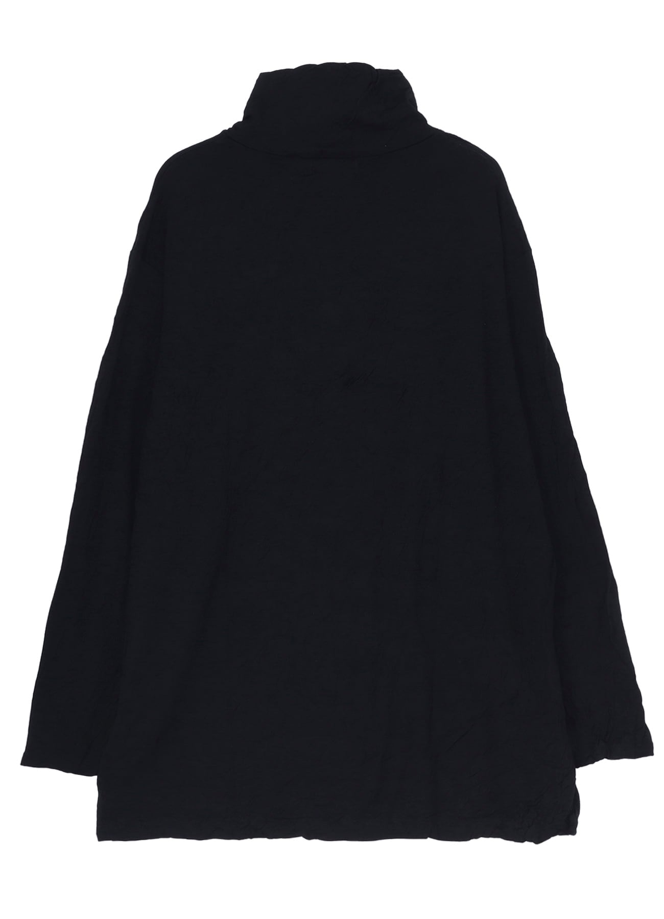 WASHABLE WOOL JERSEY TURTLE NECK LONG SLV T