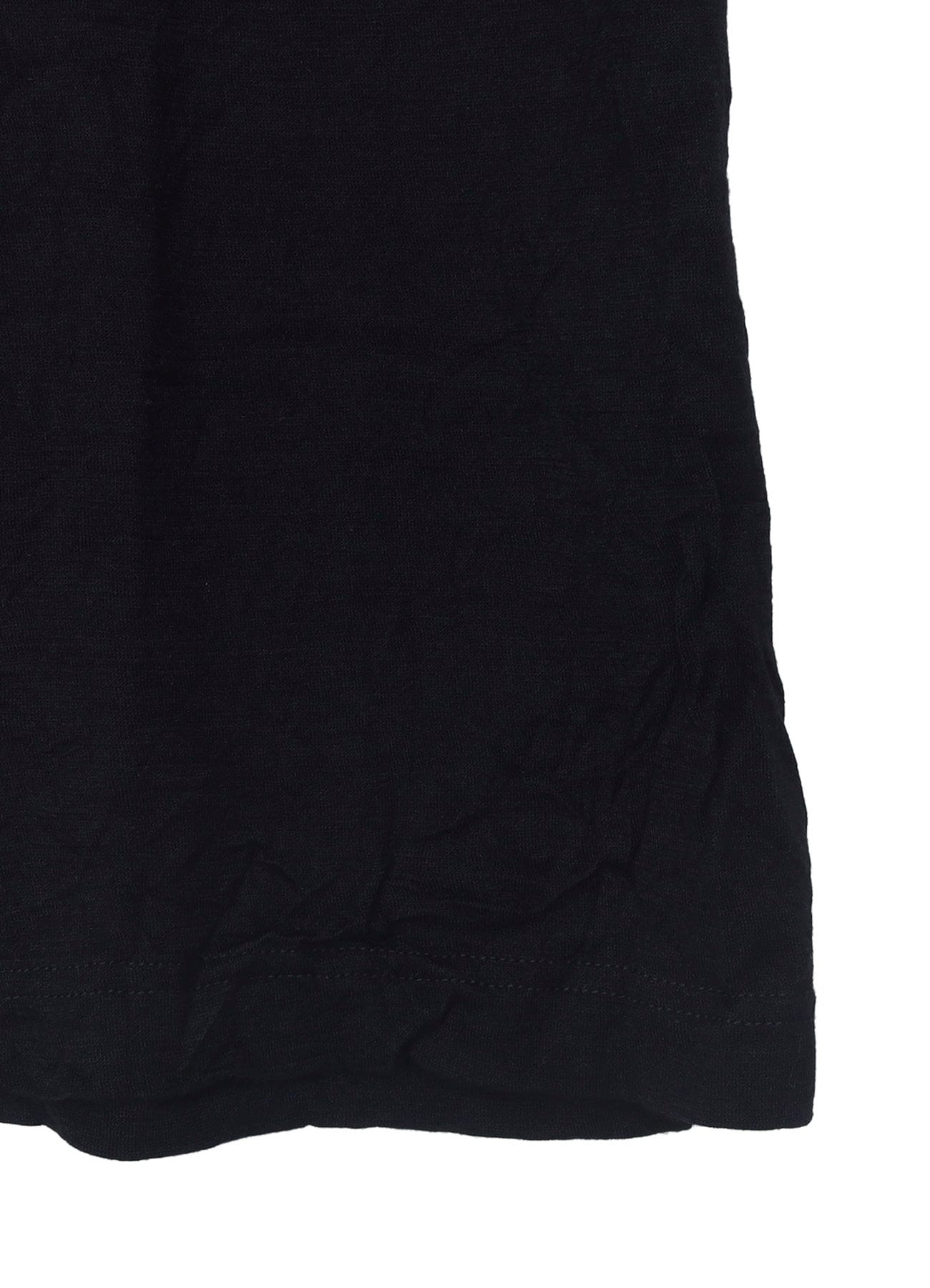 WASHABLE WOOL JERSEY TURTLE NECK LONG SLV T