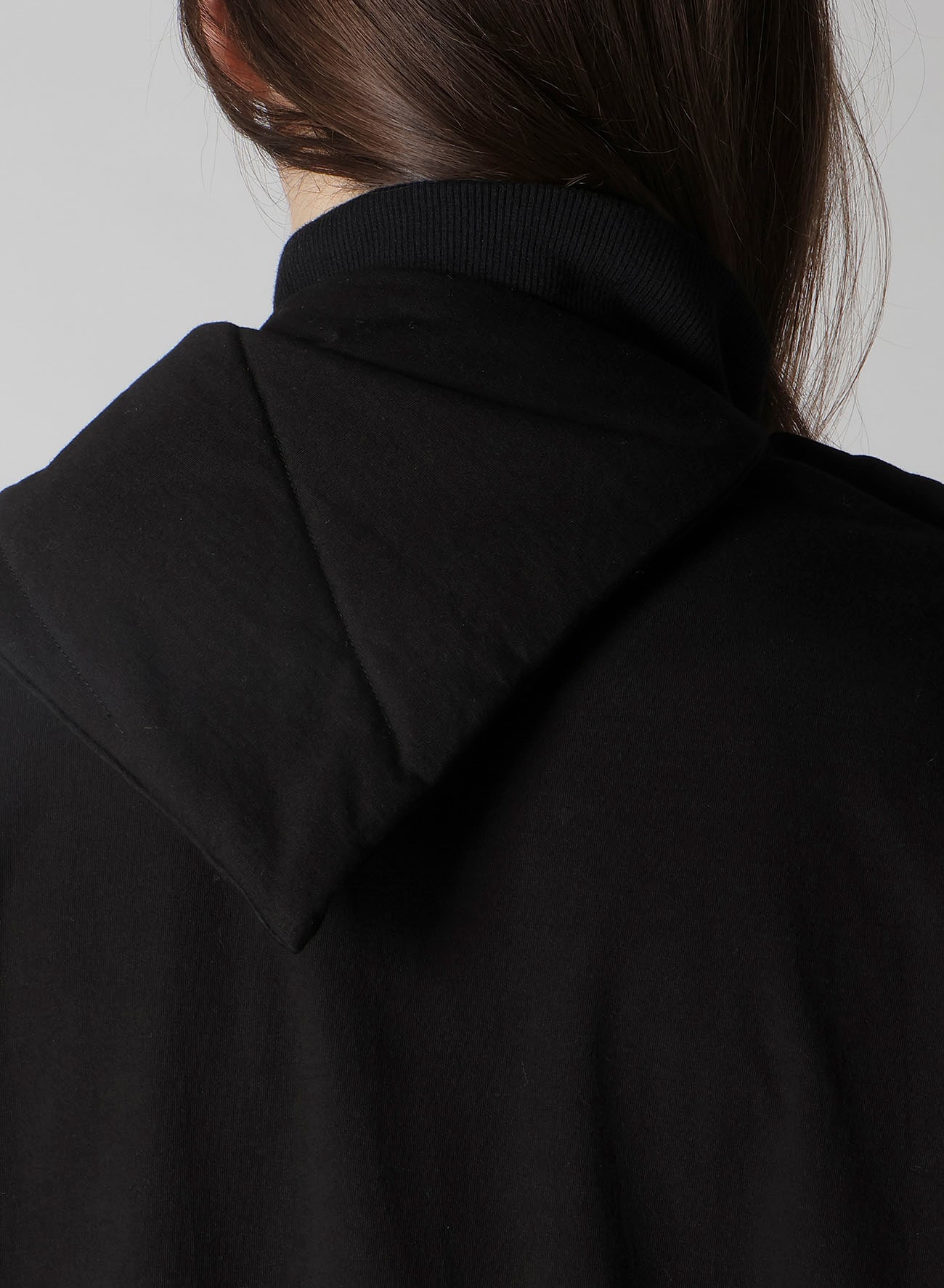 30/-HIGH D COTTON JERSEY DESIGNED COLLAR PADDED COAT