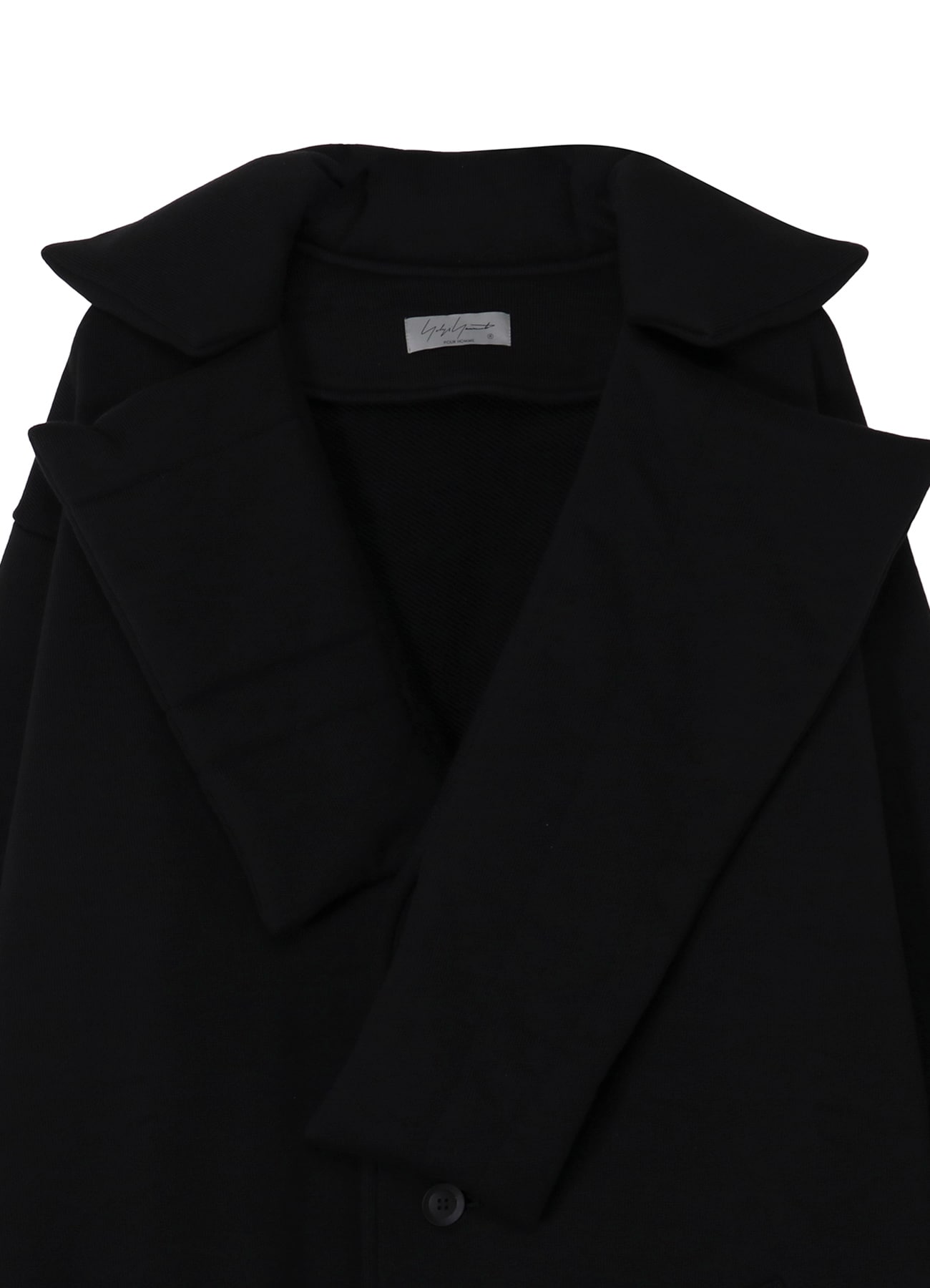 30/2 LOW GAUGE FRENCH TERRY PADDED LONG DESIGNED COLLAR COAT